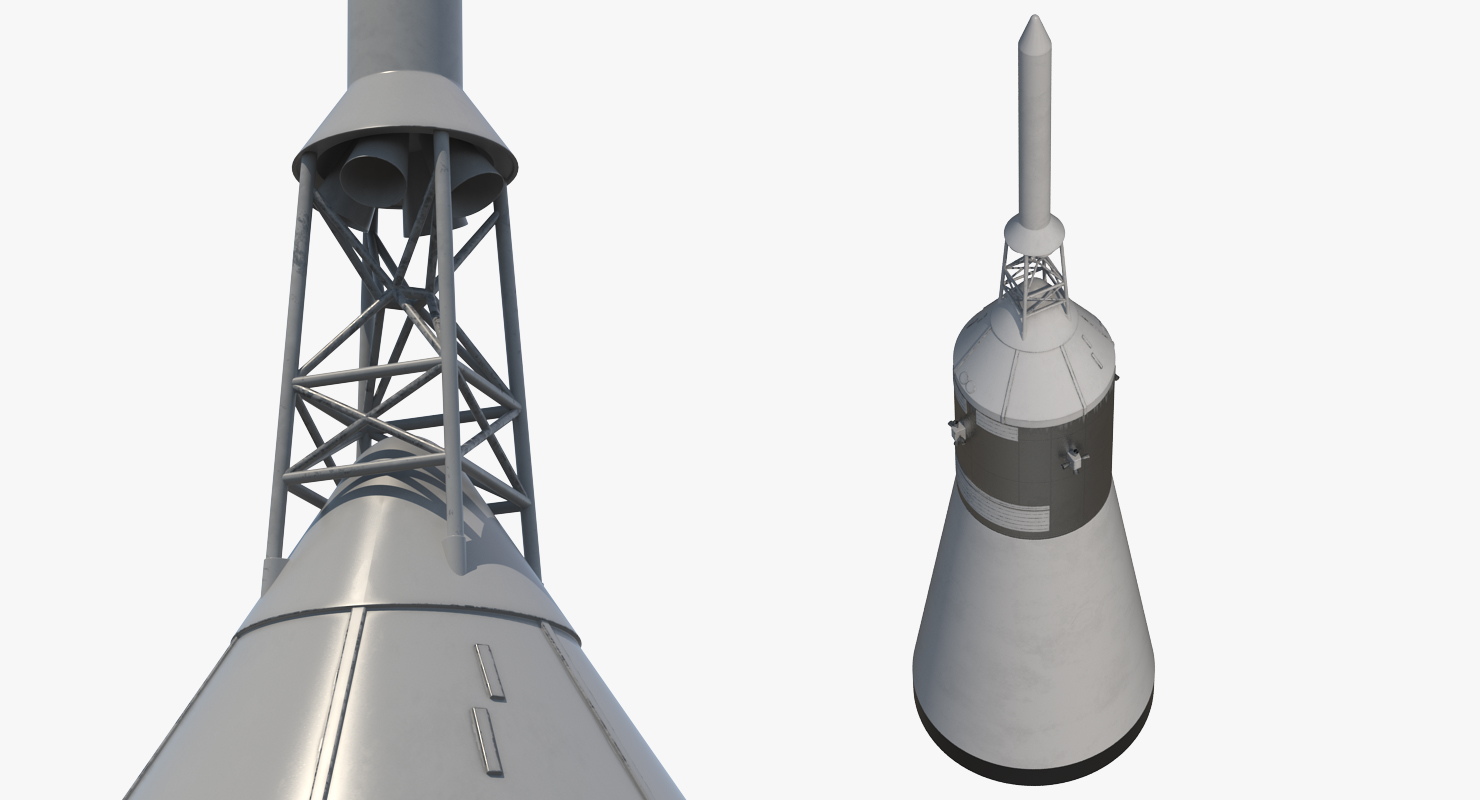 Apollo Command Module Spacecraft 3D