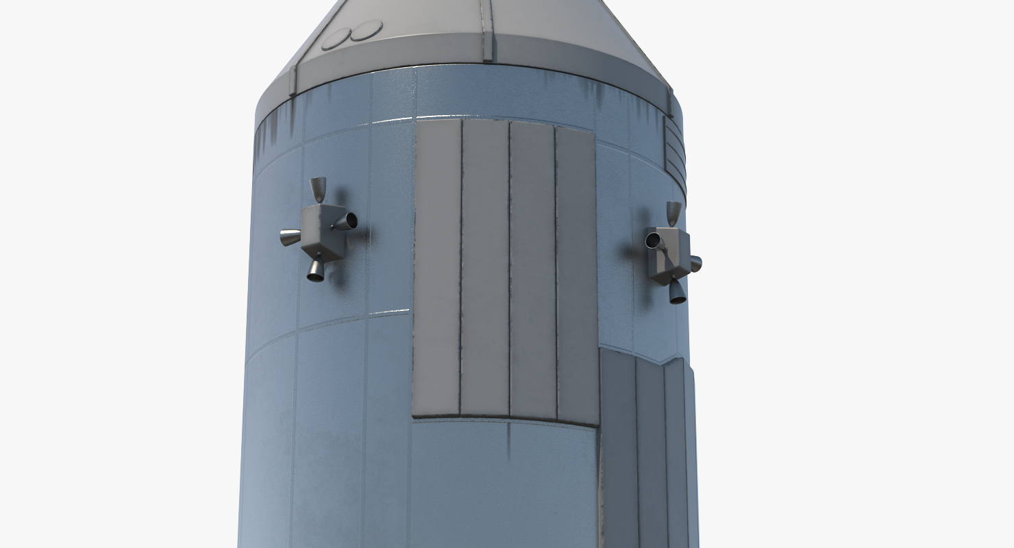Apollo Command Module Spacecraft 3D
