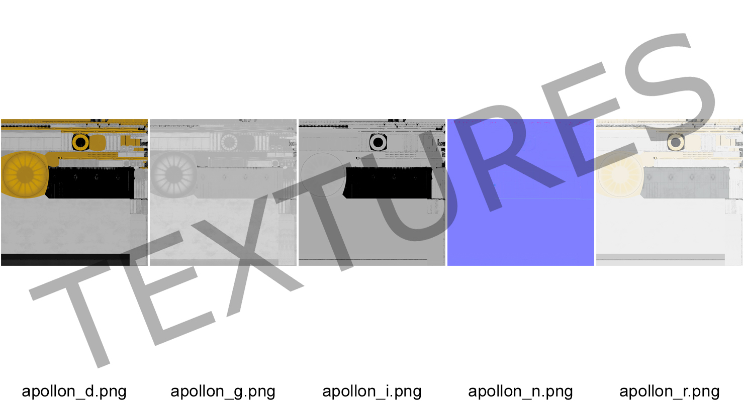 Apollo Command Module Spacecraft 3D