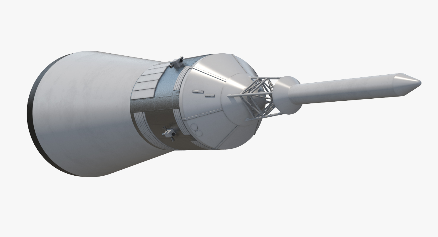 Apollo Command Module Spacecraft 3D