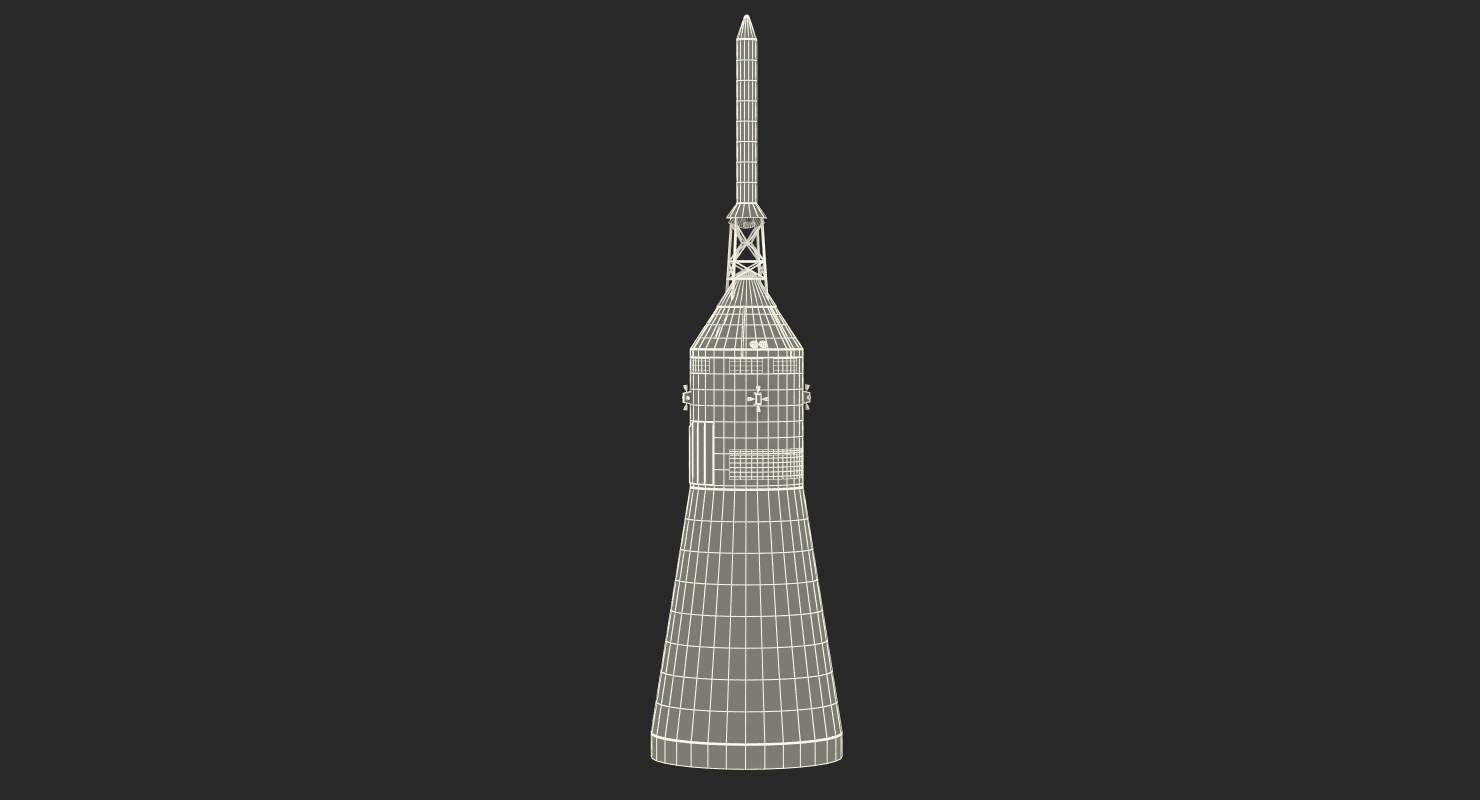 Apollo Command Module Spacecraft 3D