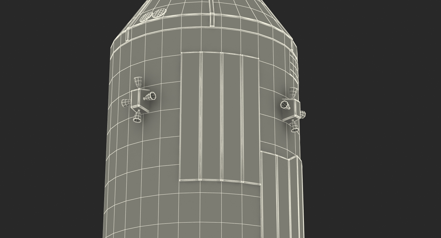 Apollo Command Module Spacecraft 3D