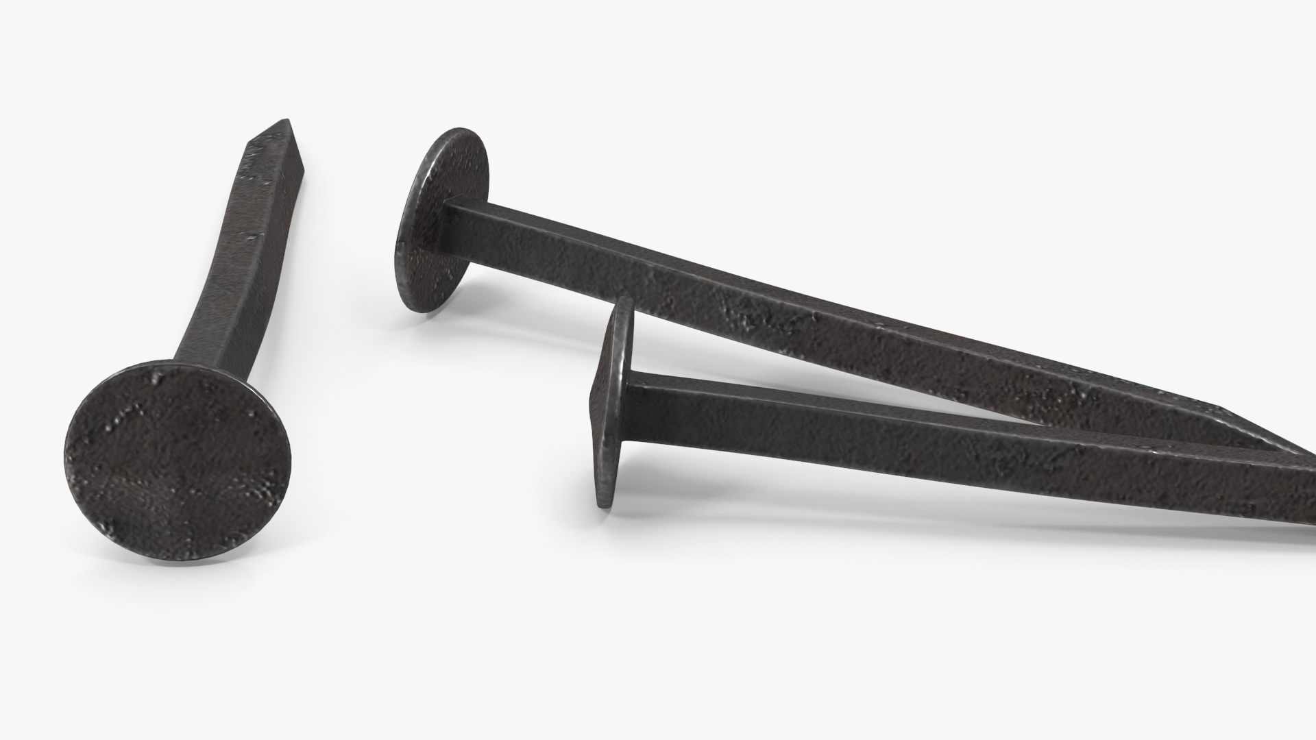 Hardboard Nails Old 3D model