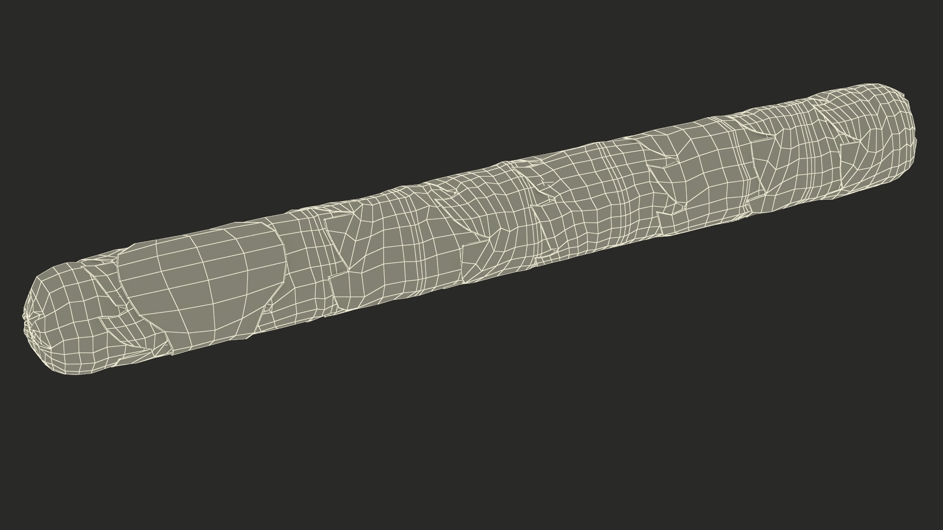 3D model Cannabis Cigar Leira Long
