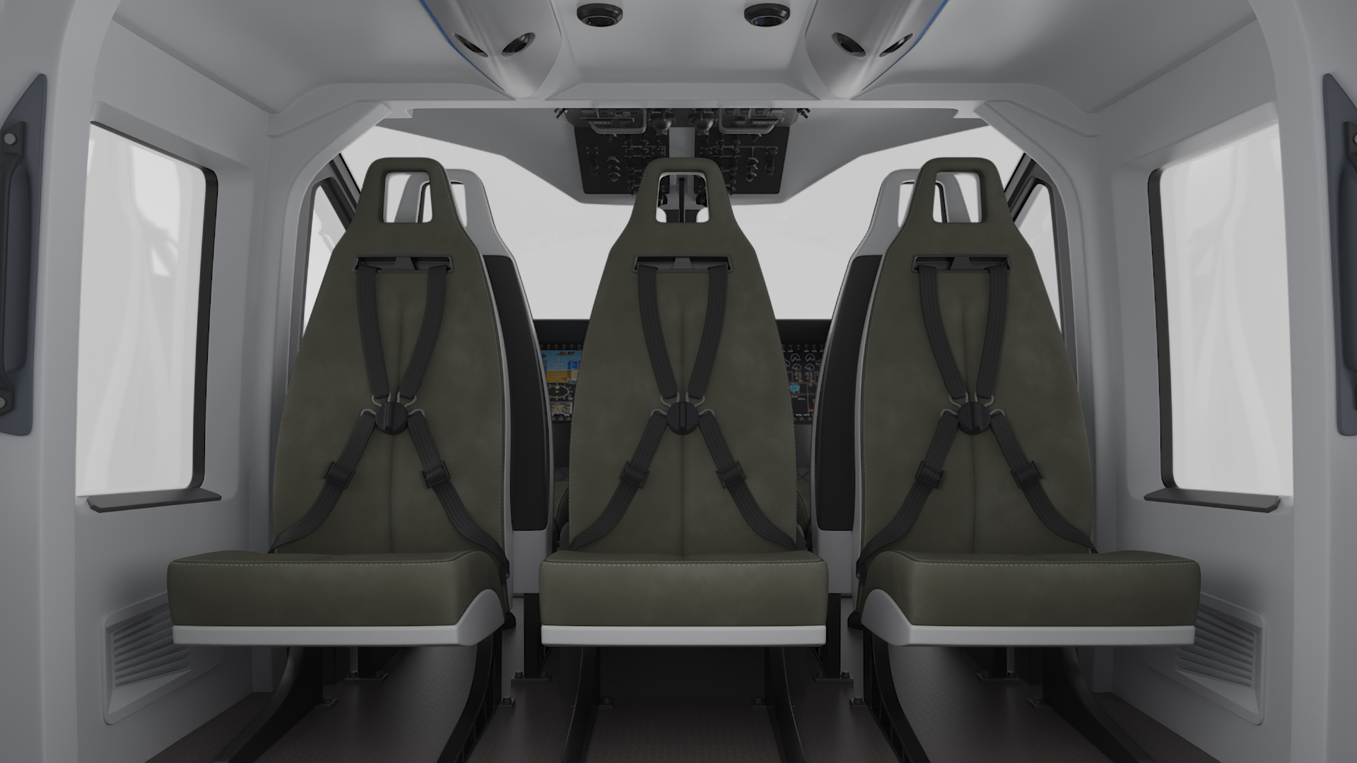 Medium Utility Helicopter Rigged 3D