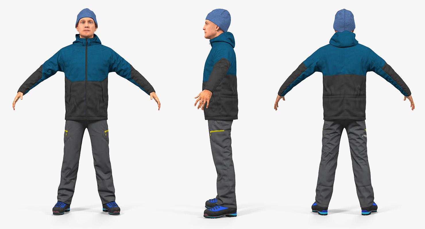 3D Winter Men Sportswear