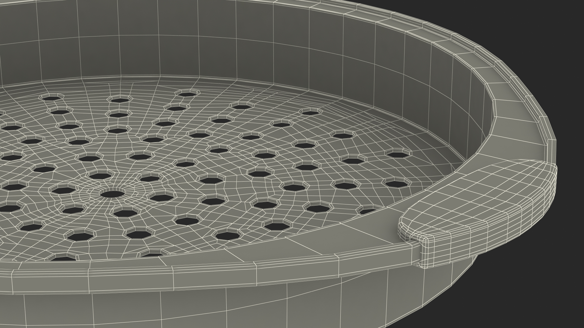 3D model Non-Stick Pizza Tray
