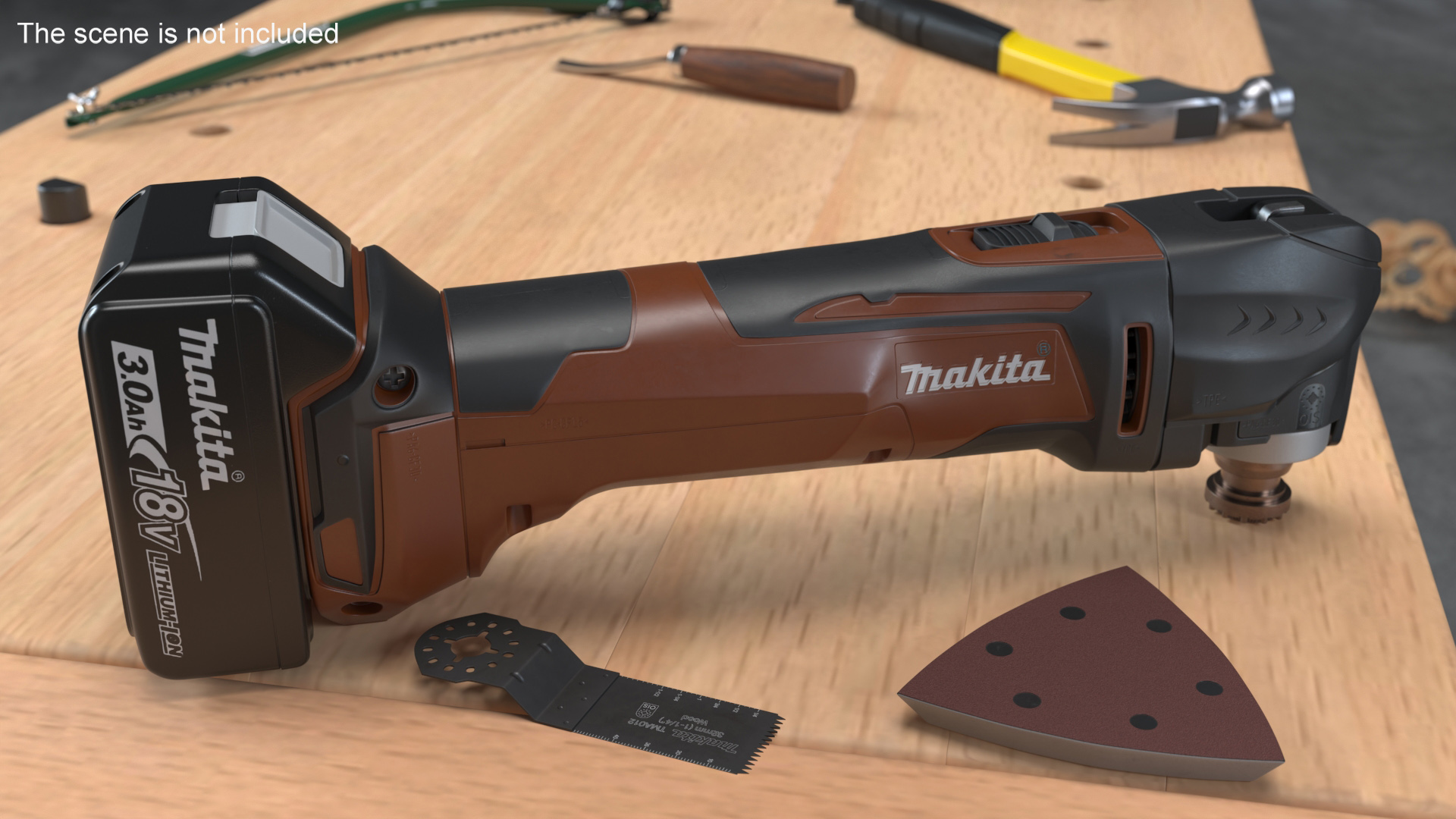 3D Makita Oscillating Multi Tool Orange