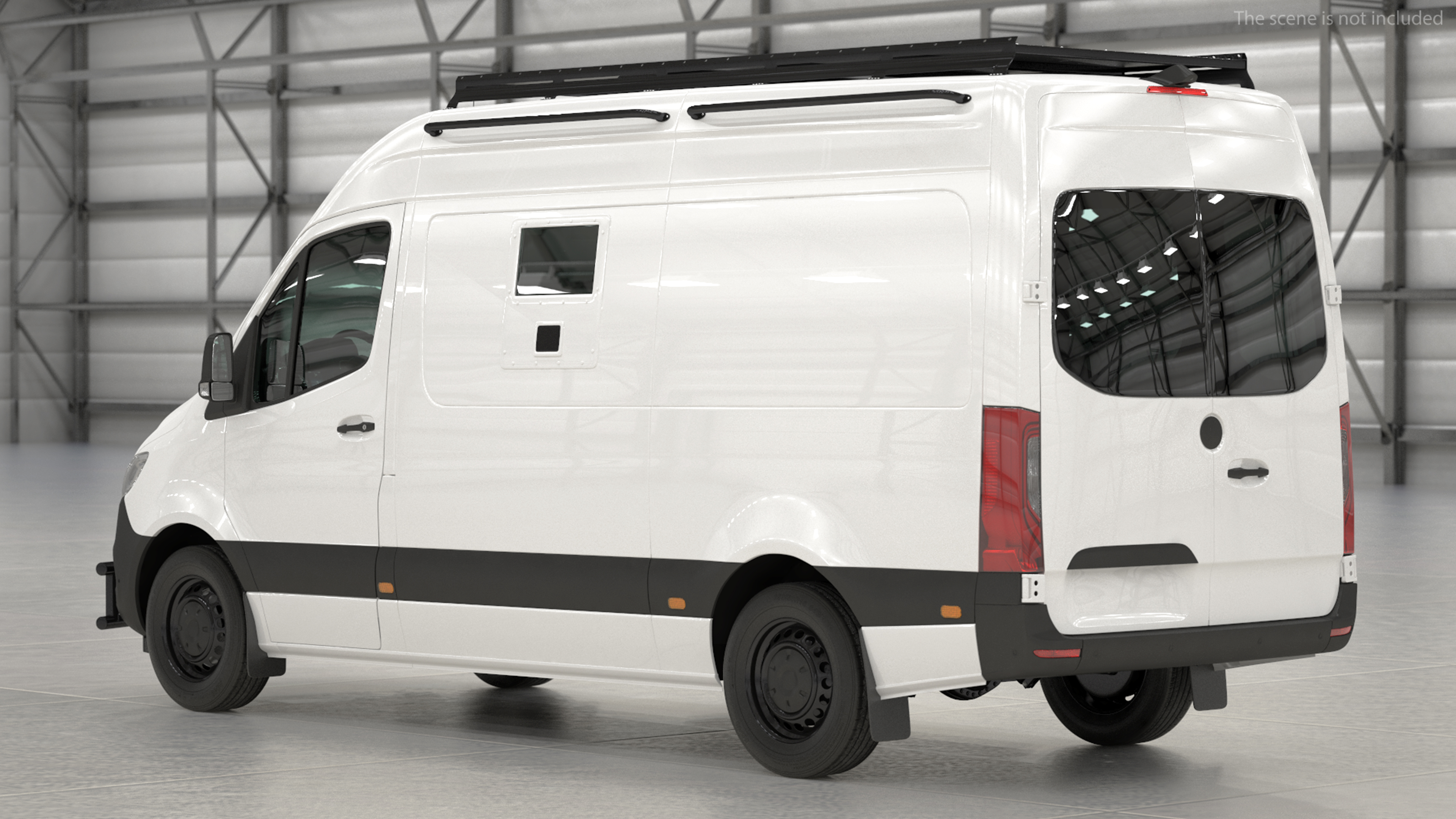 3D Armored Bulletproof SWAT Van model