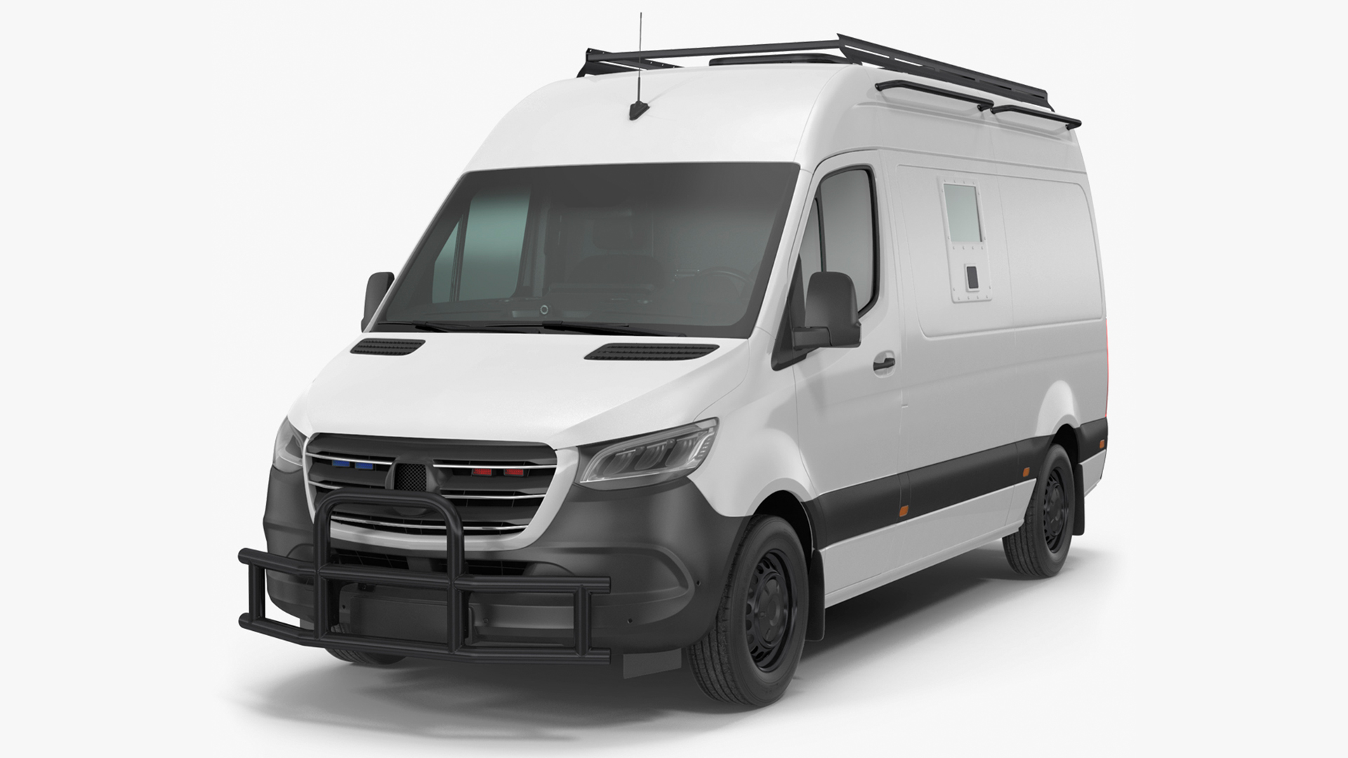 3D Armored Bulletproof SWAT Van model