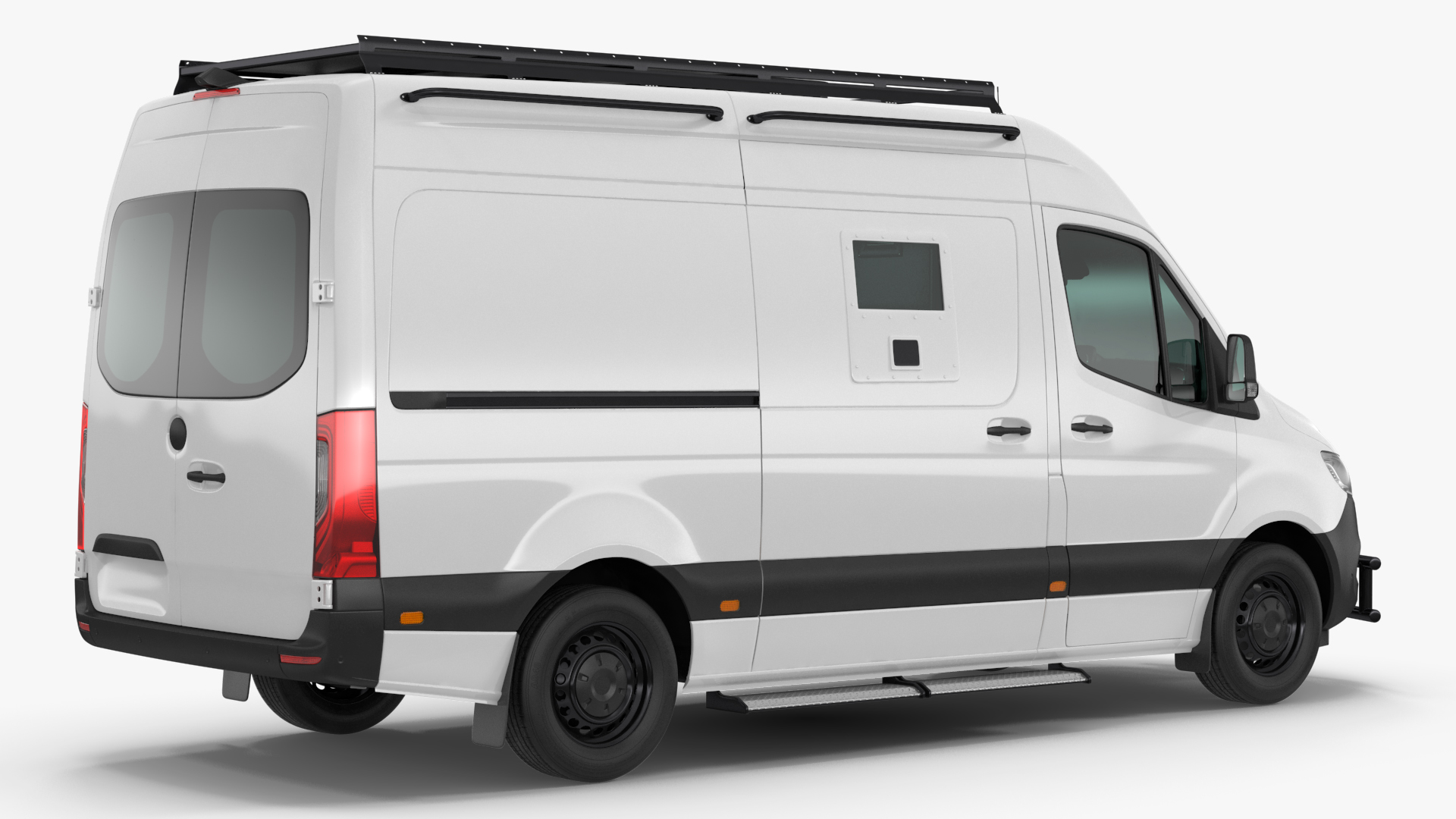 3D Armored Bulletproof SWAT Van model