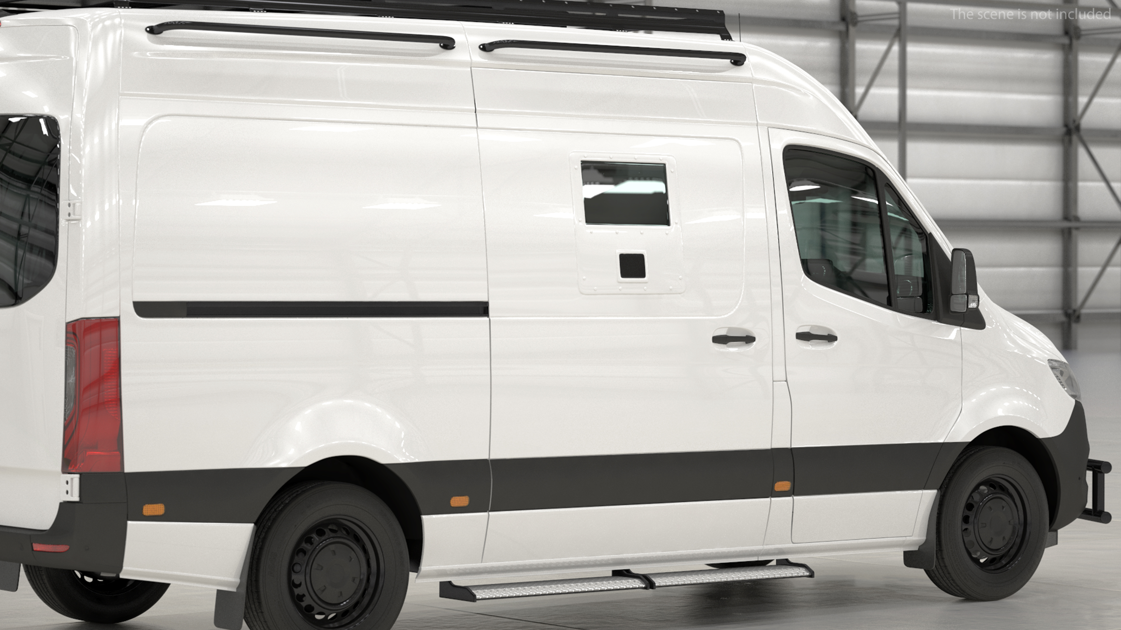 3D Armored Bulletproof SWAT Van model