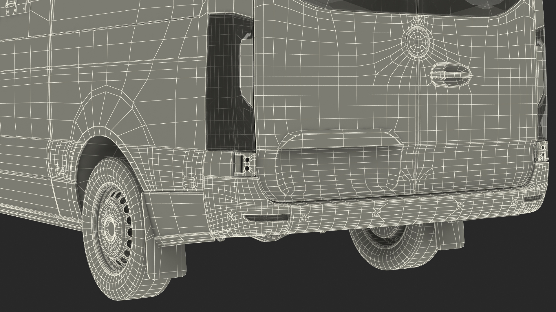 3D Armored Bulletproof SWAT Van model