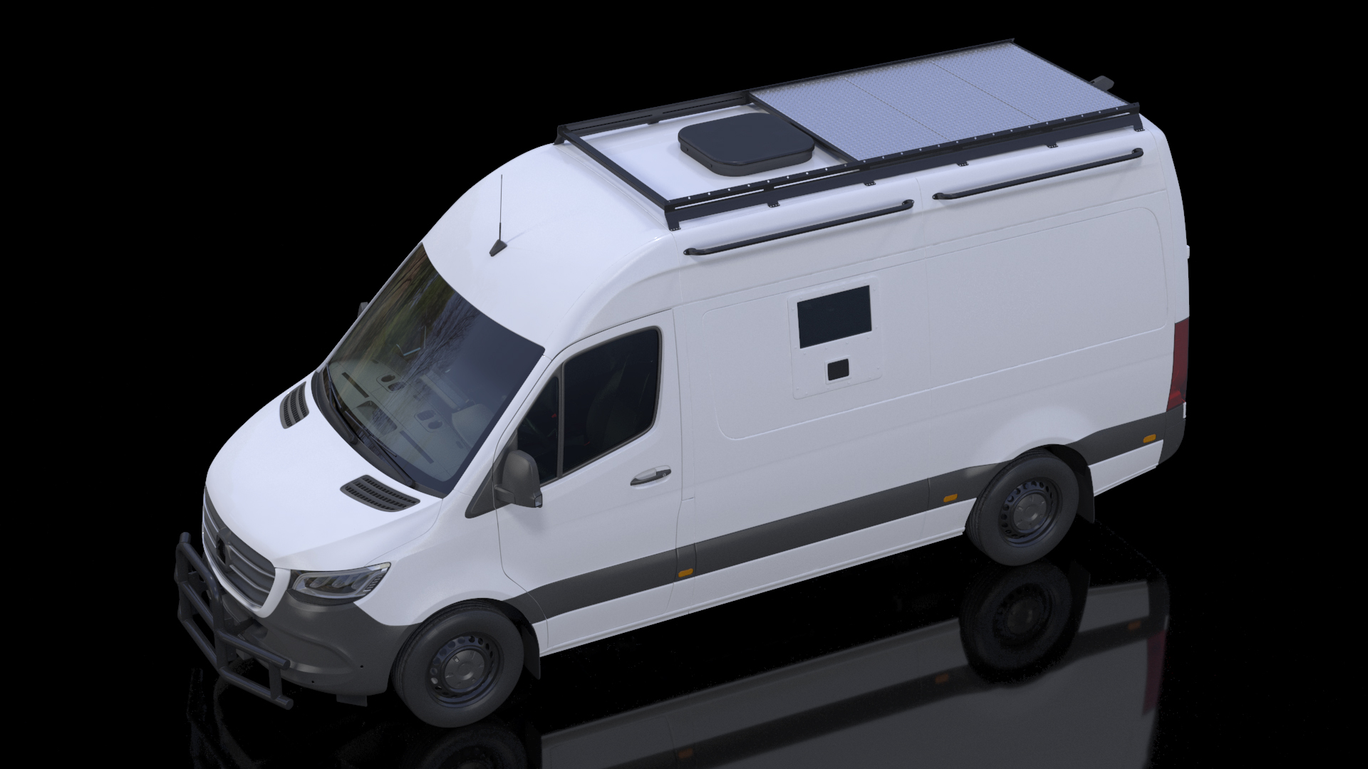 3D Armored Bulletproof SWAT Van model