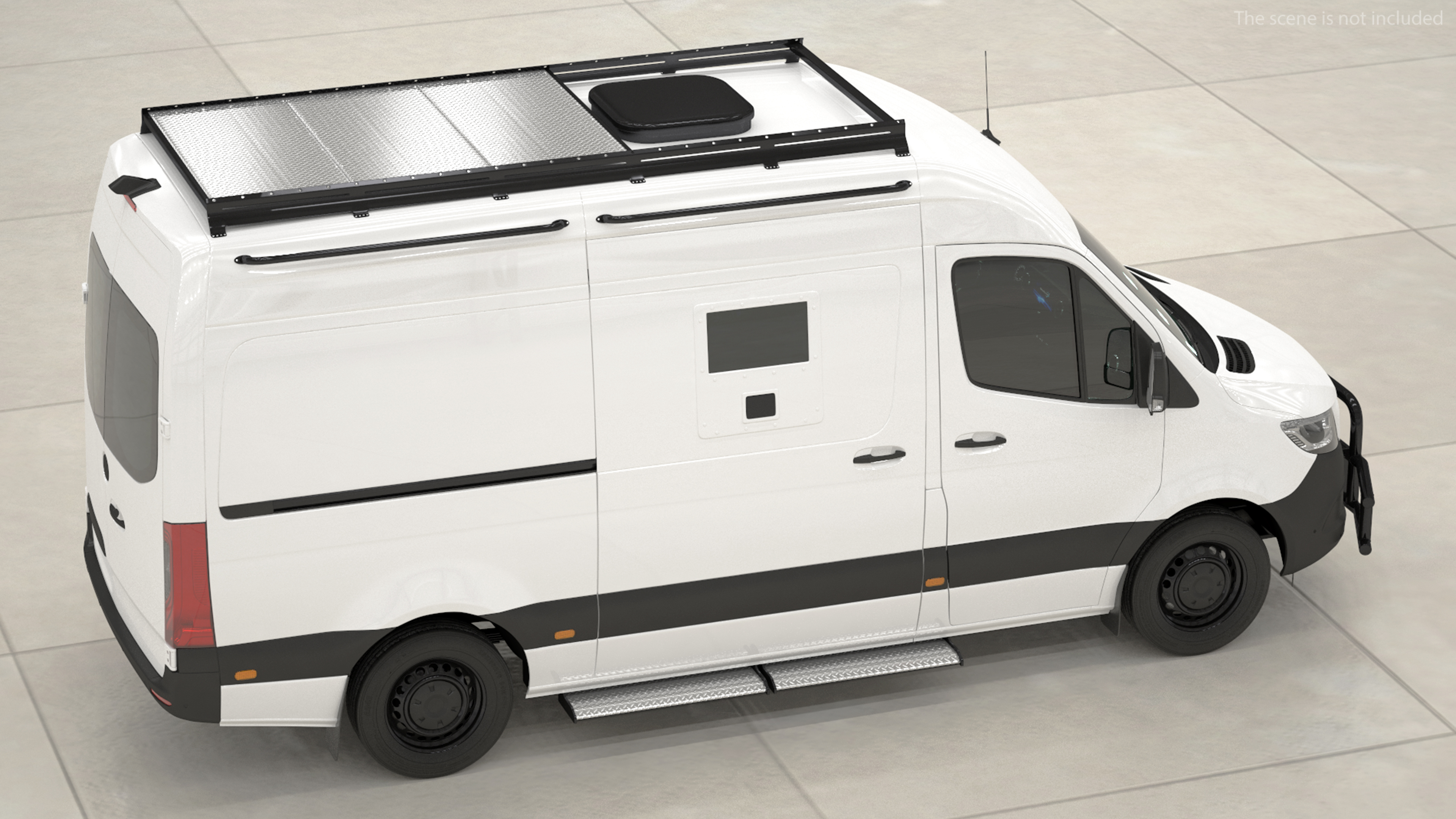 3D Armored Bulletproof SWAT Van model