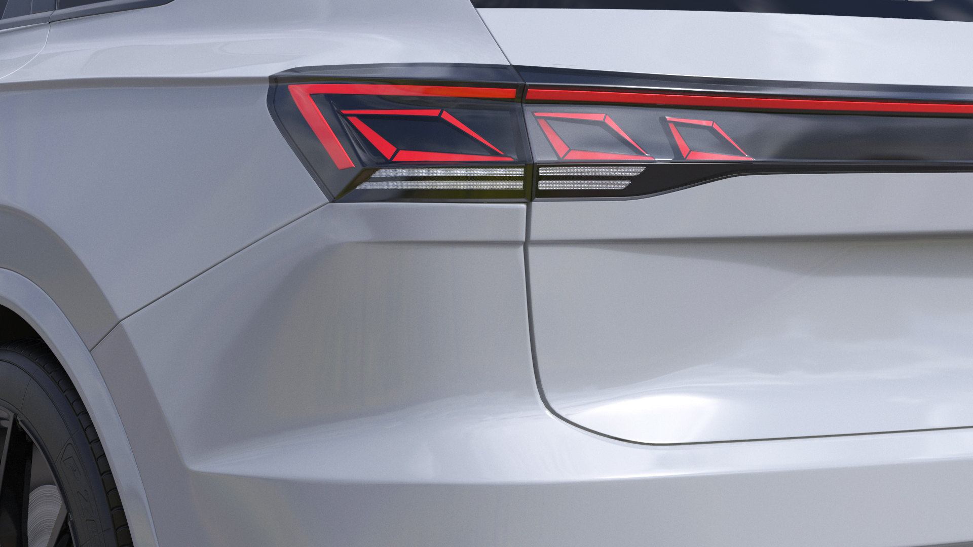 Volkswagen Touareg 2024 White 3D model