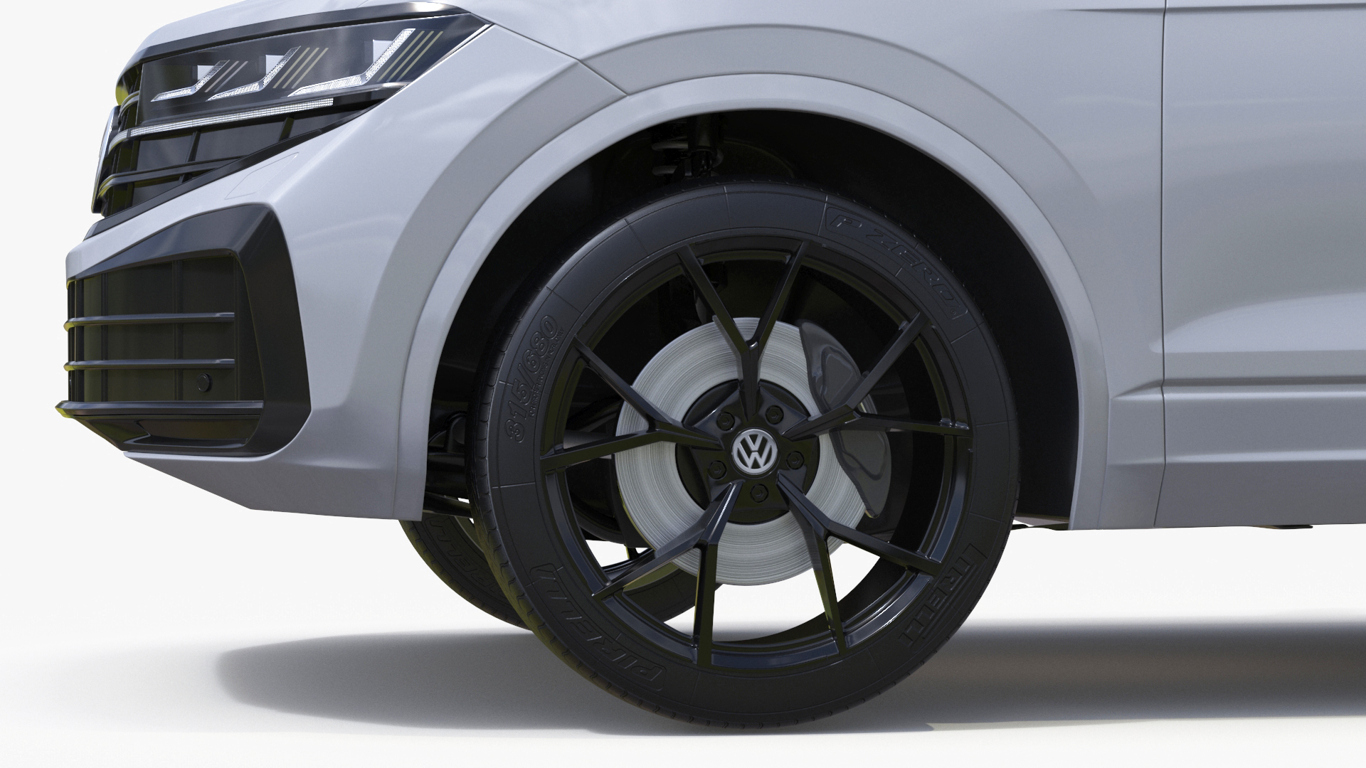 Volkswagen Touareg 2024 White 3D model
