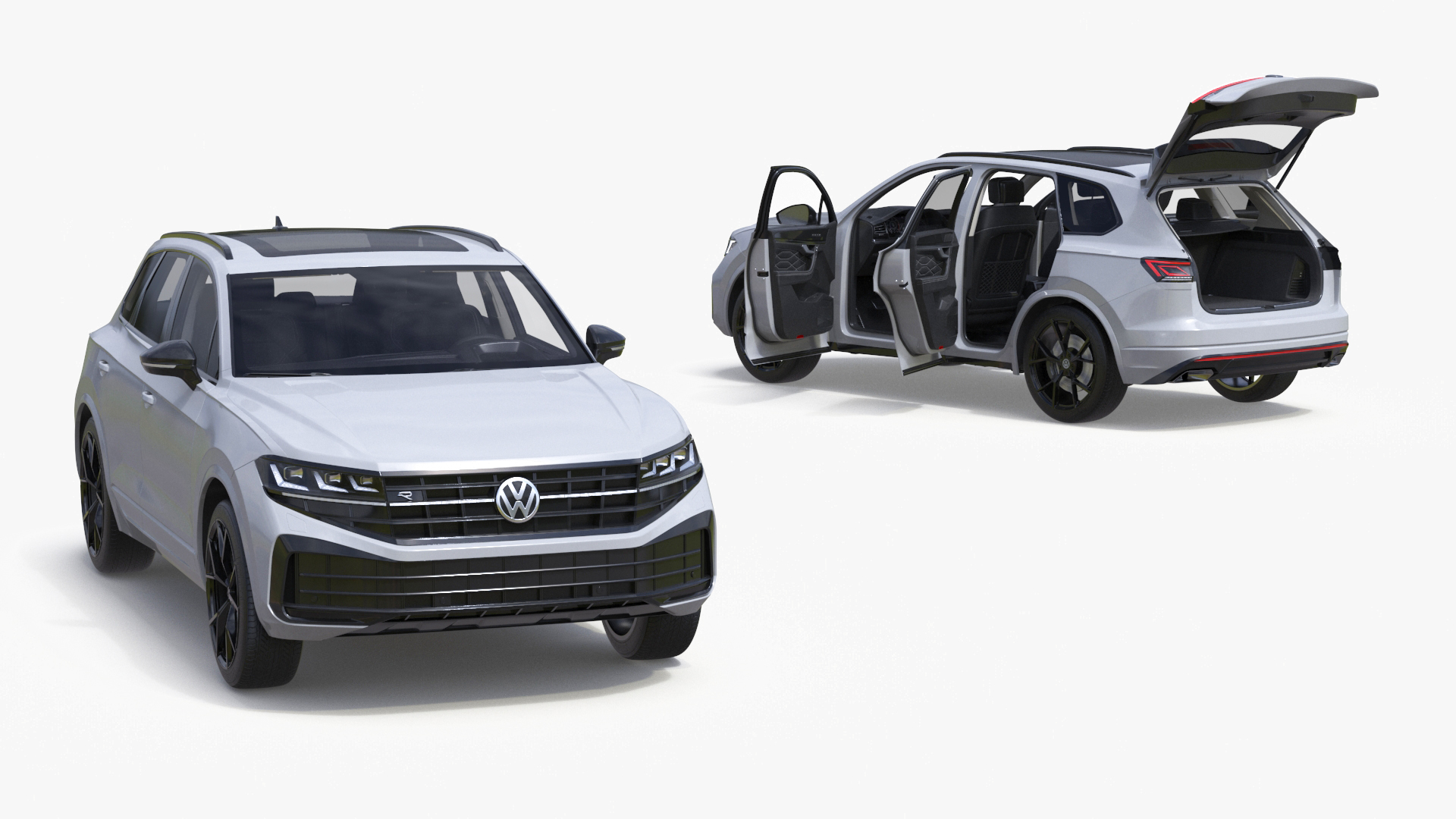 Volkswagen Touareg 2024 White 3D model