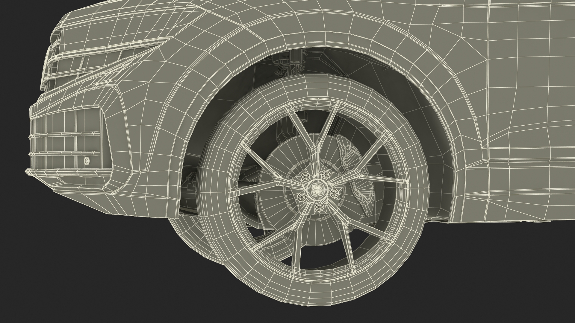 Volkswagen Touareg 2024 White 3D model