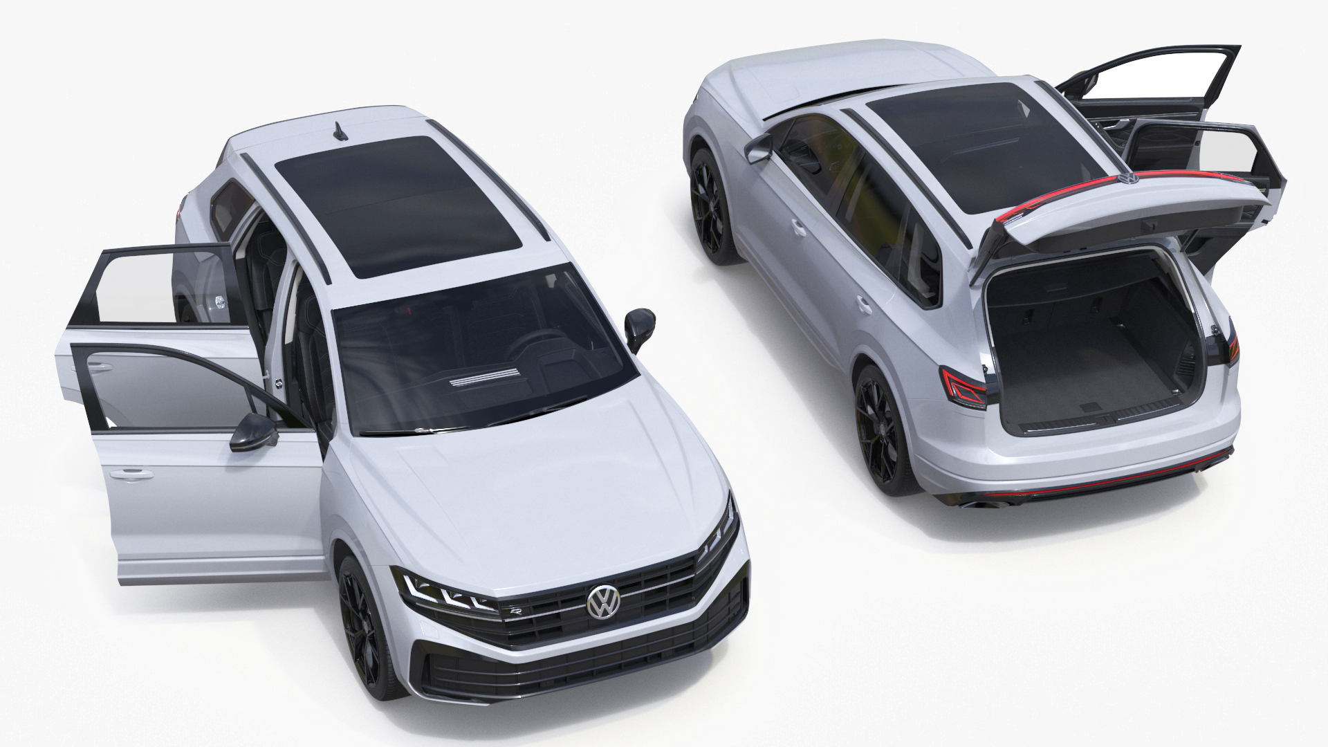 Volkswagen Touareg 2024 White 3D model