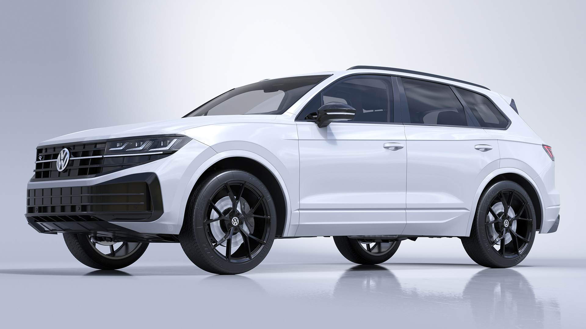 Volkswagen Touareg 2024 White 3D model