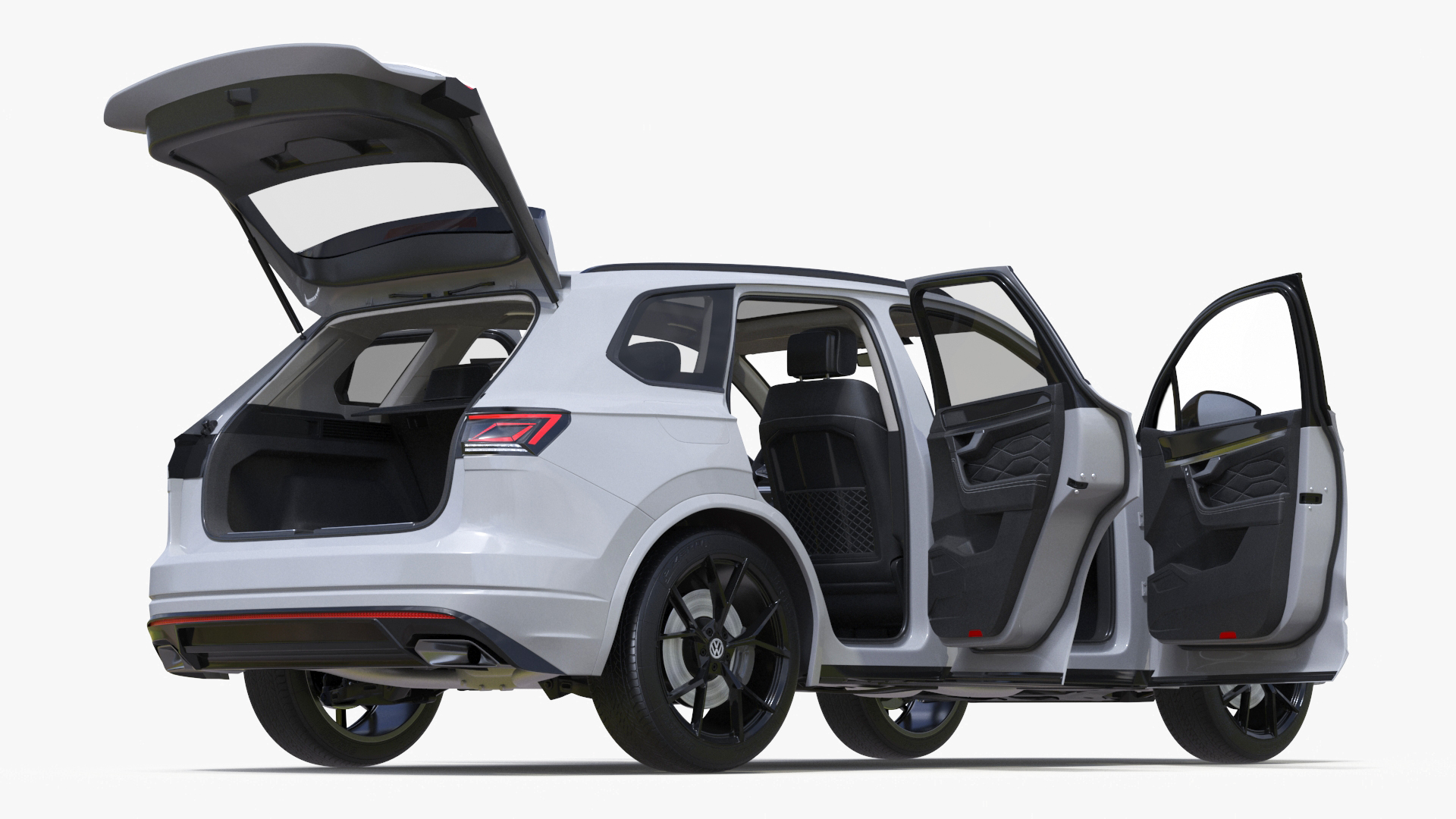 Volkswagen Touareg 2024 White 3D model