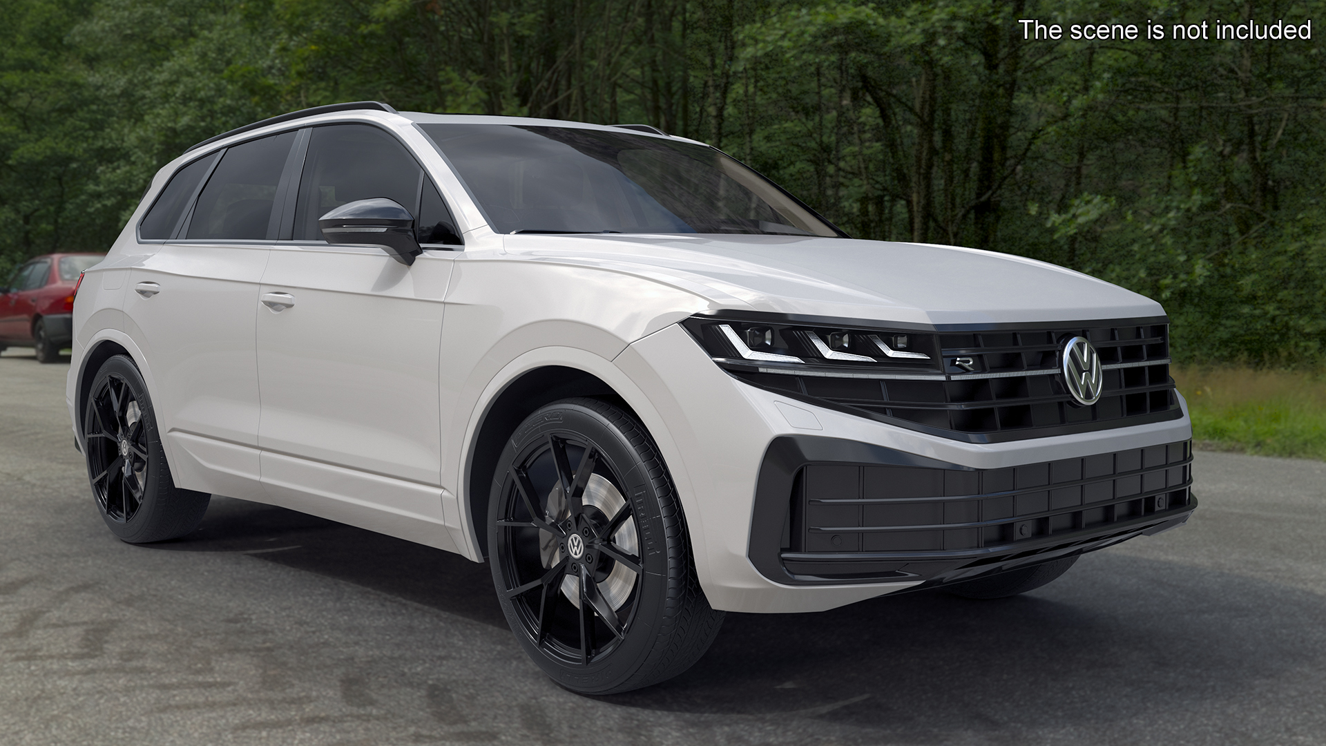 Volkswagen Touareg 2024 White 3D model