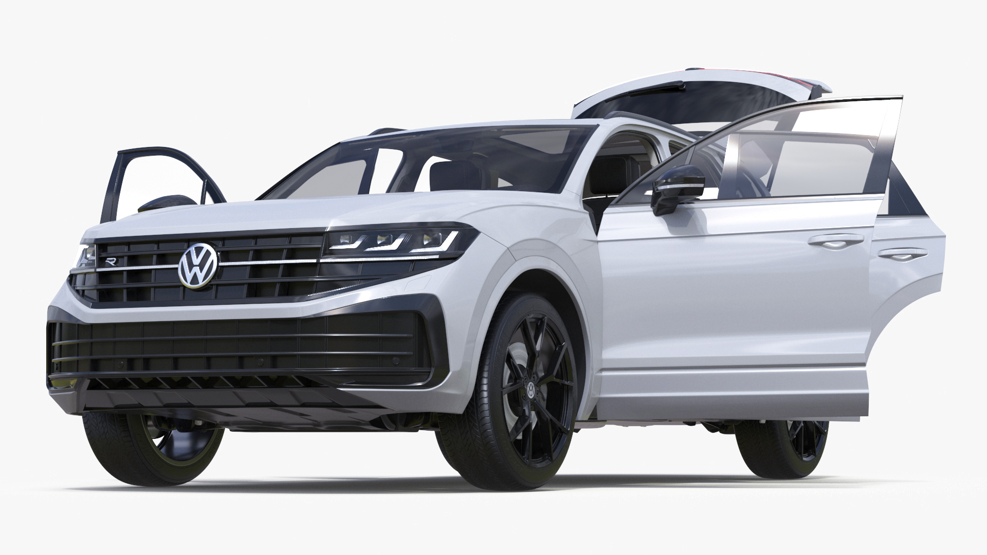 Volkswagen Touareg 2024 White 3D model