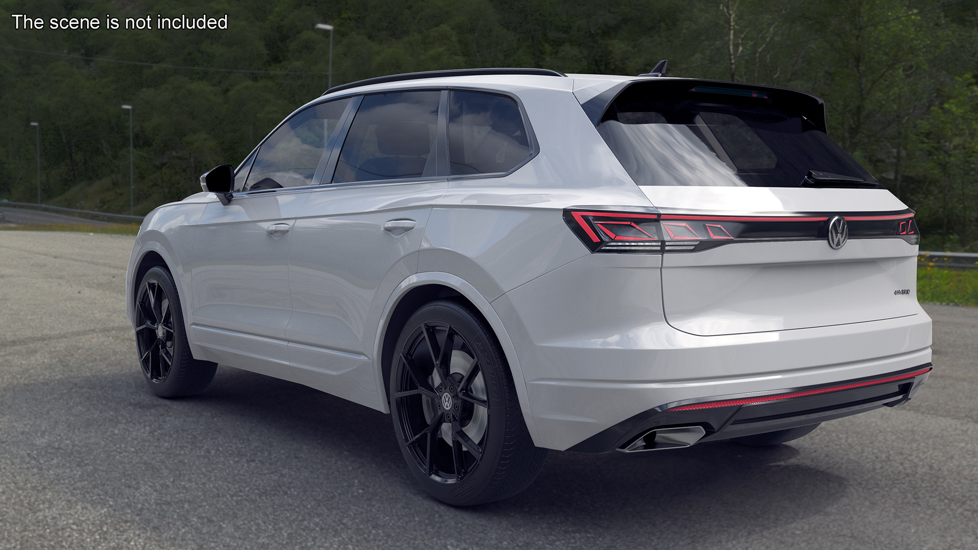 Volkswagen Touareg 2024 White 3D model