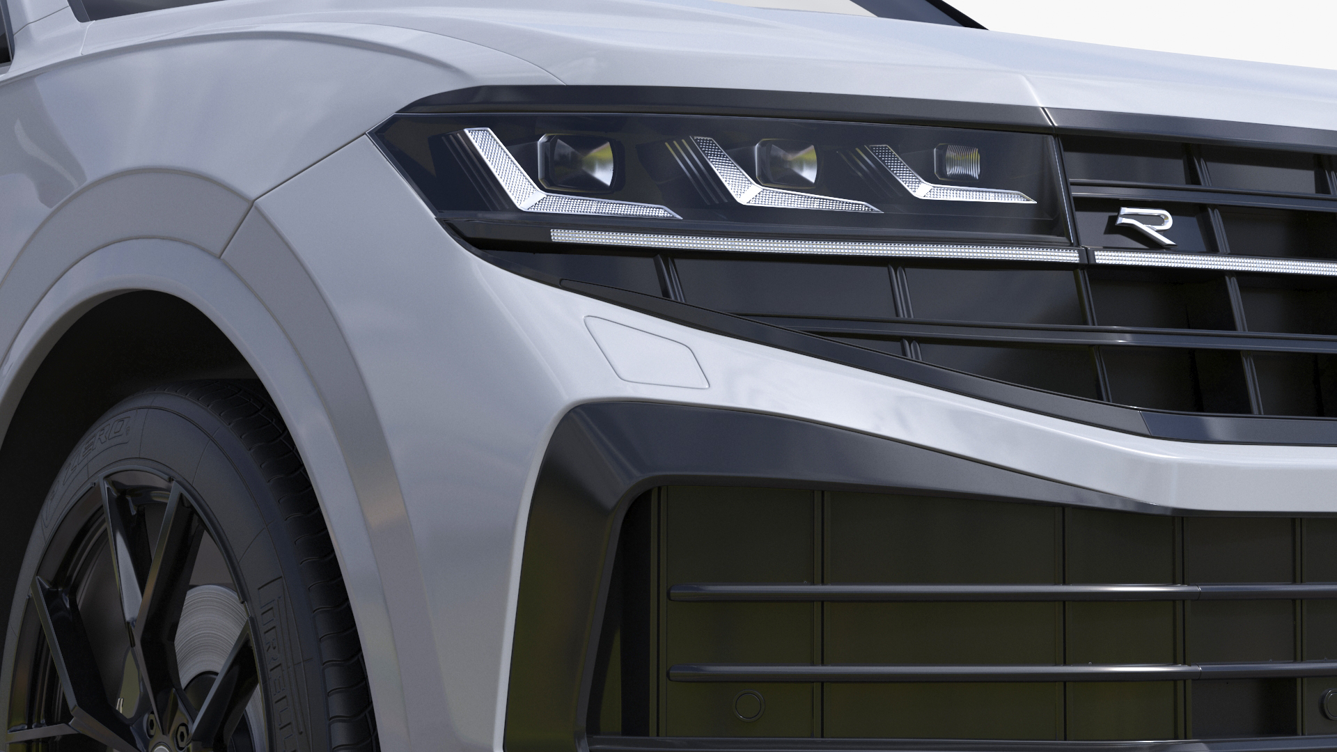 Volkswagen Touareg 2024 White 3D model