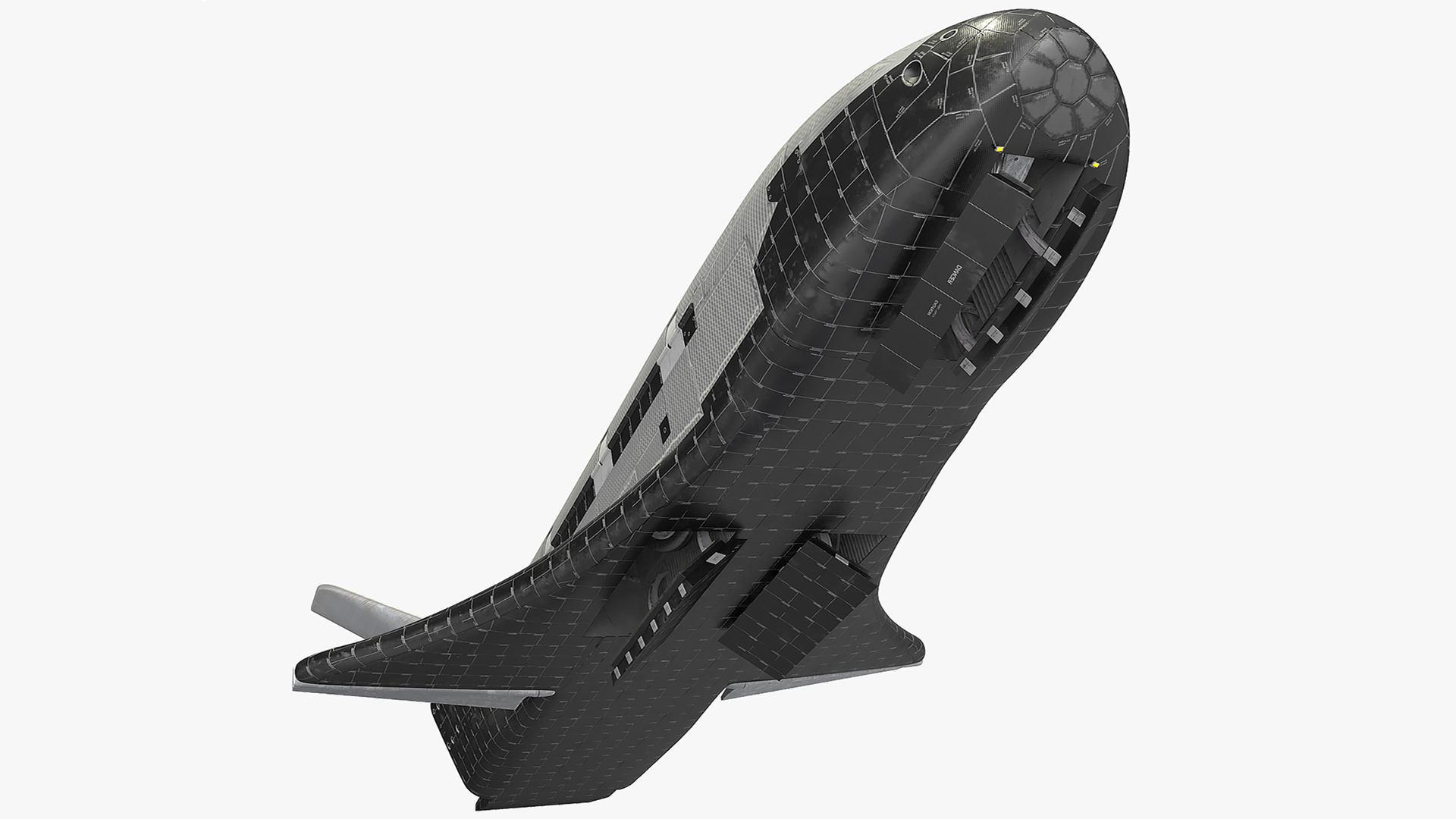 3D Reusable Robotic Spacecraft Rigged for Cinema 4D model