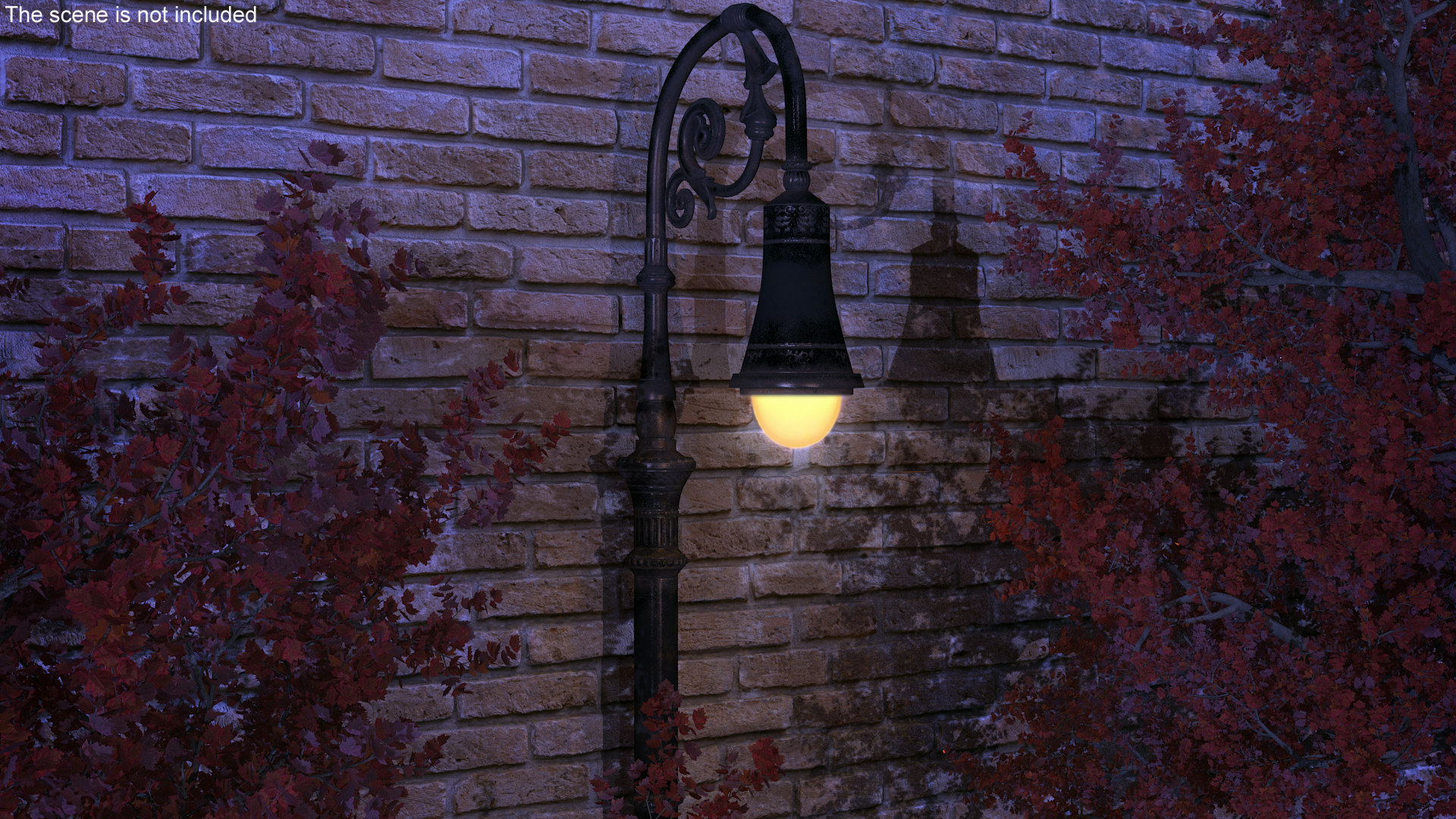 Vintage Street Lamp 3D model