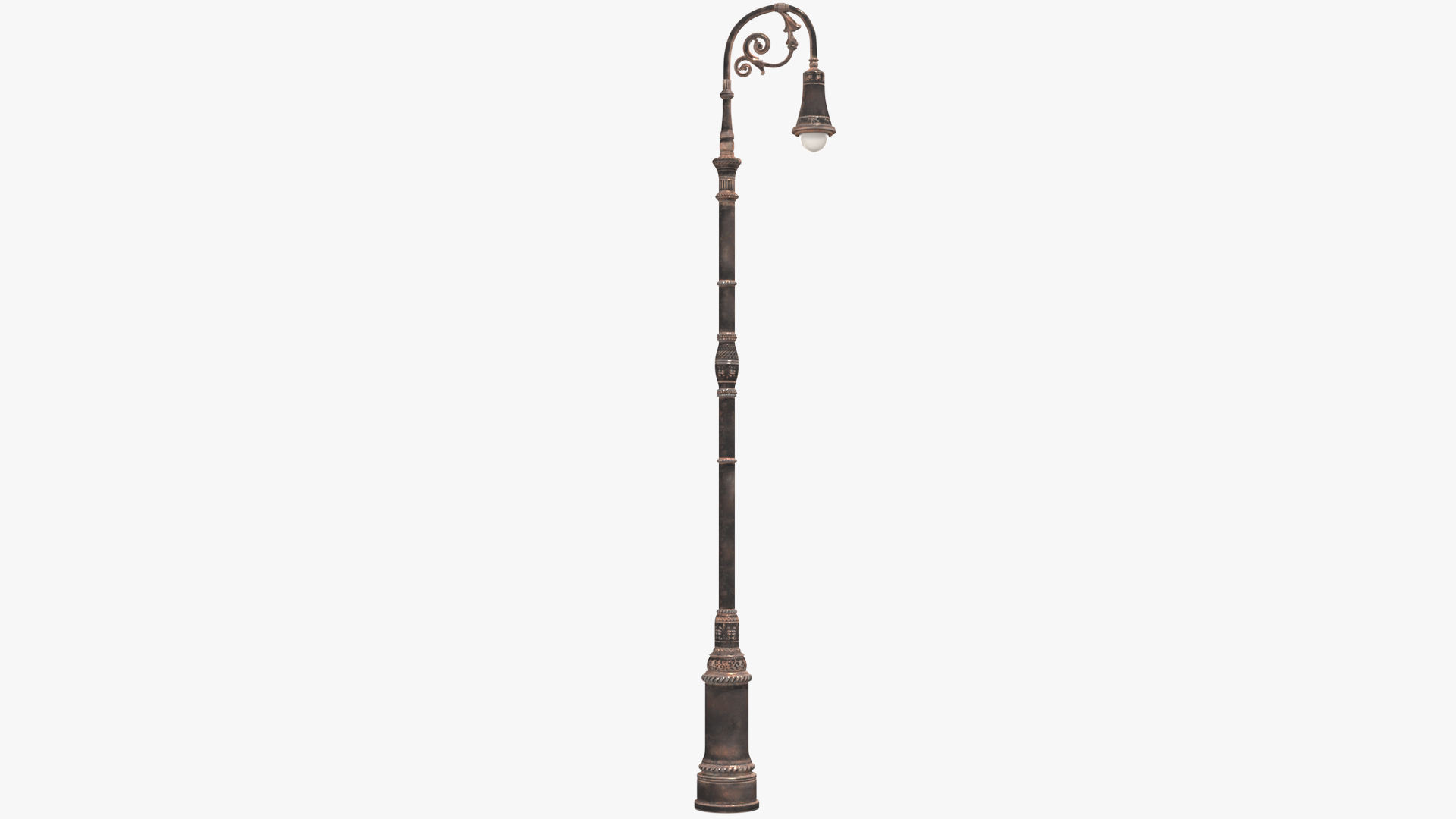 Vintage Street Lamp 3D model