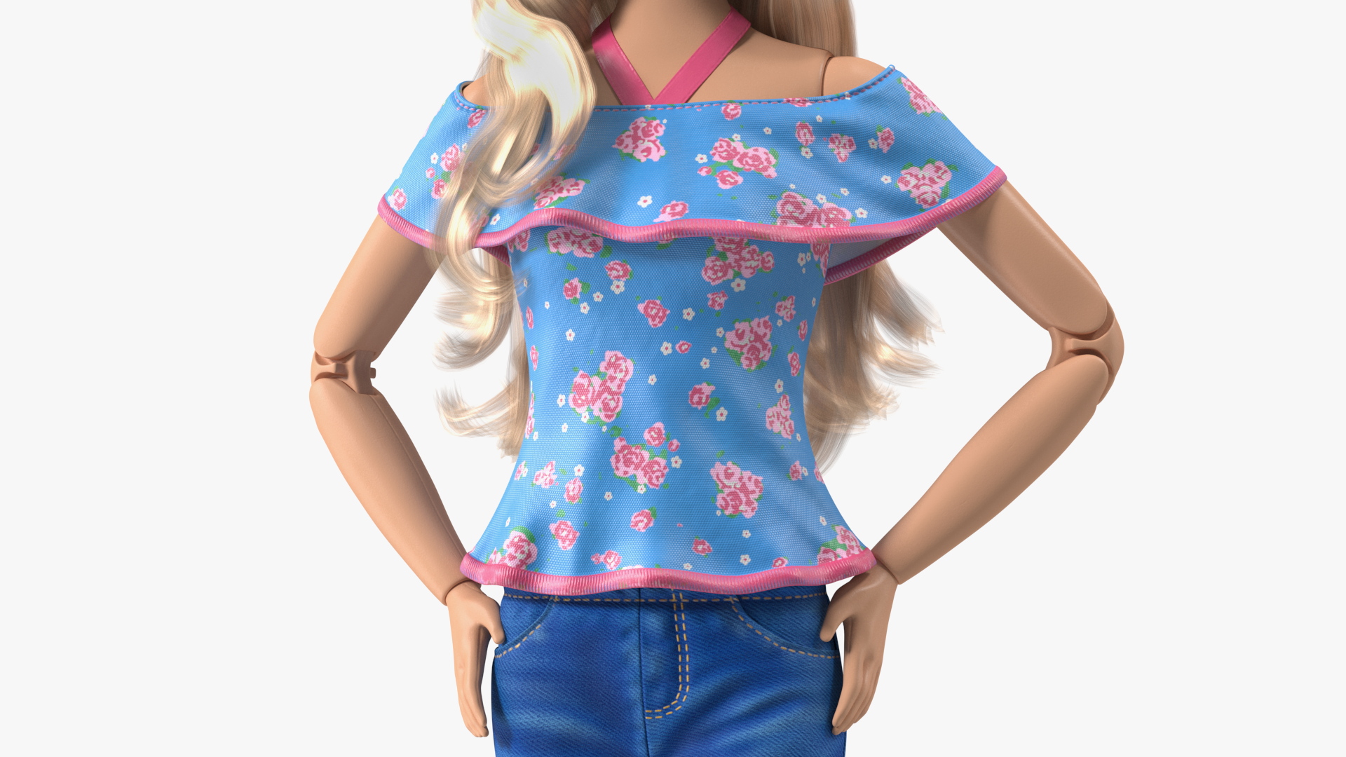 3D Barbie Doll in Shorts
