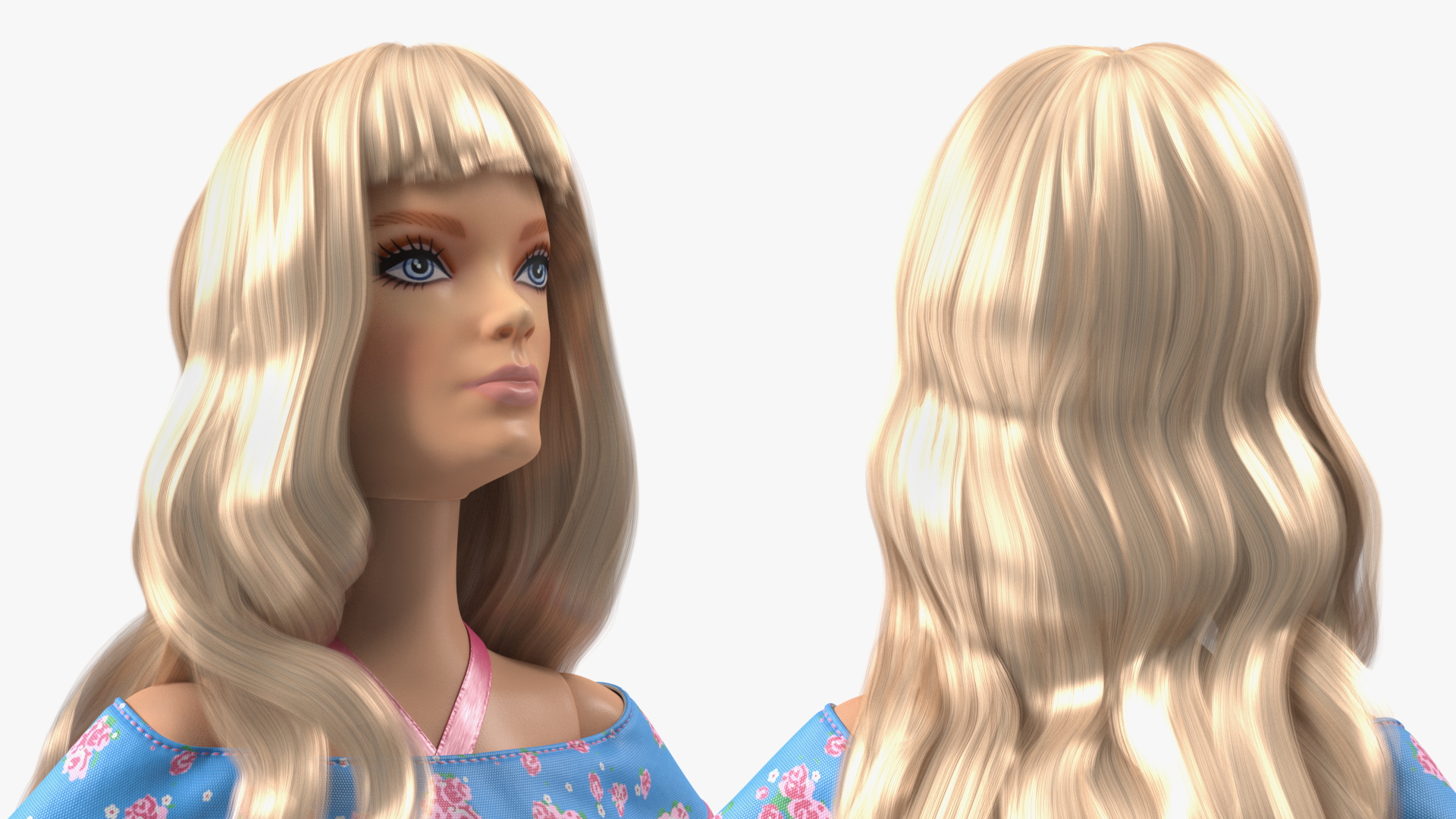 3D Barbie Doll in Shorts