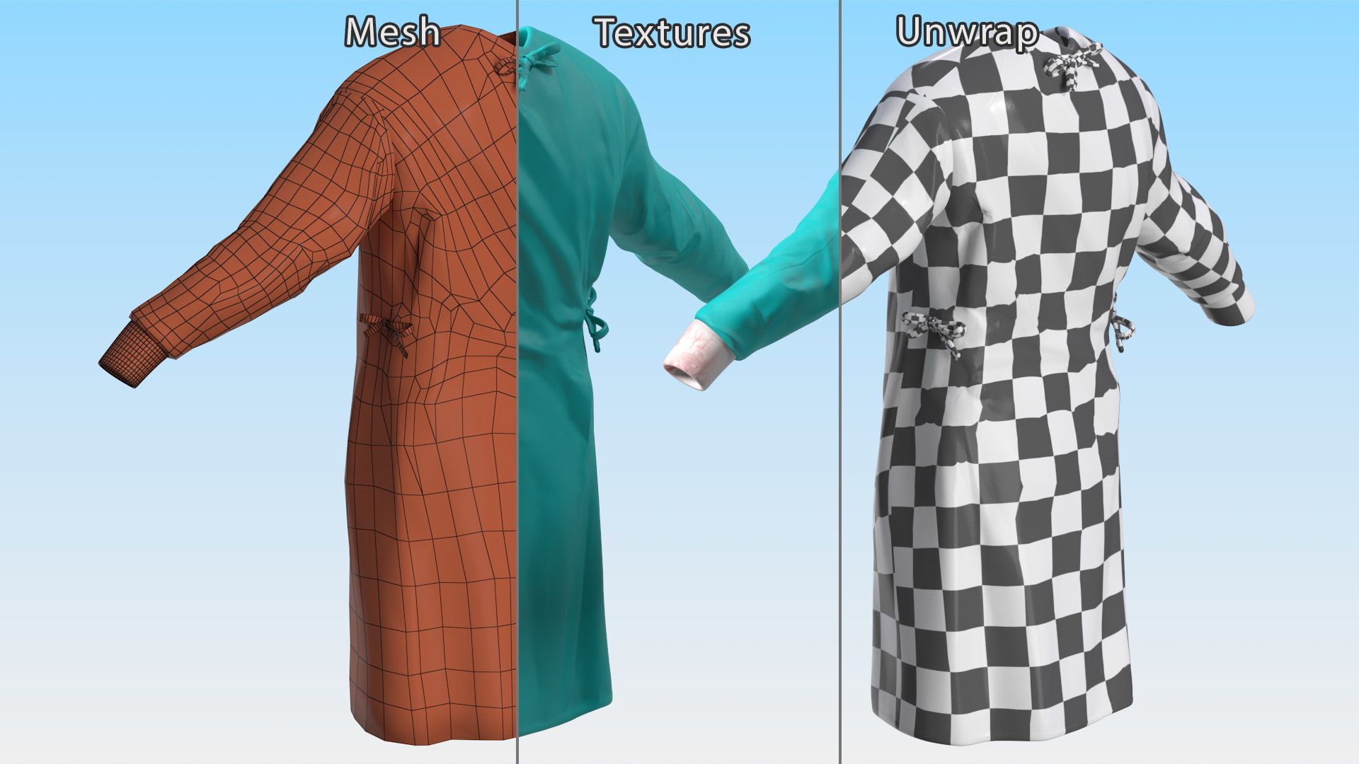 Surgeon Gown 3D