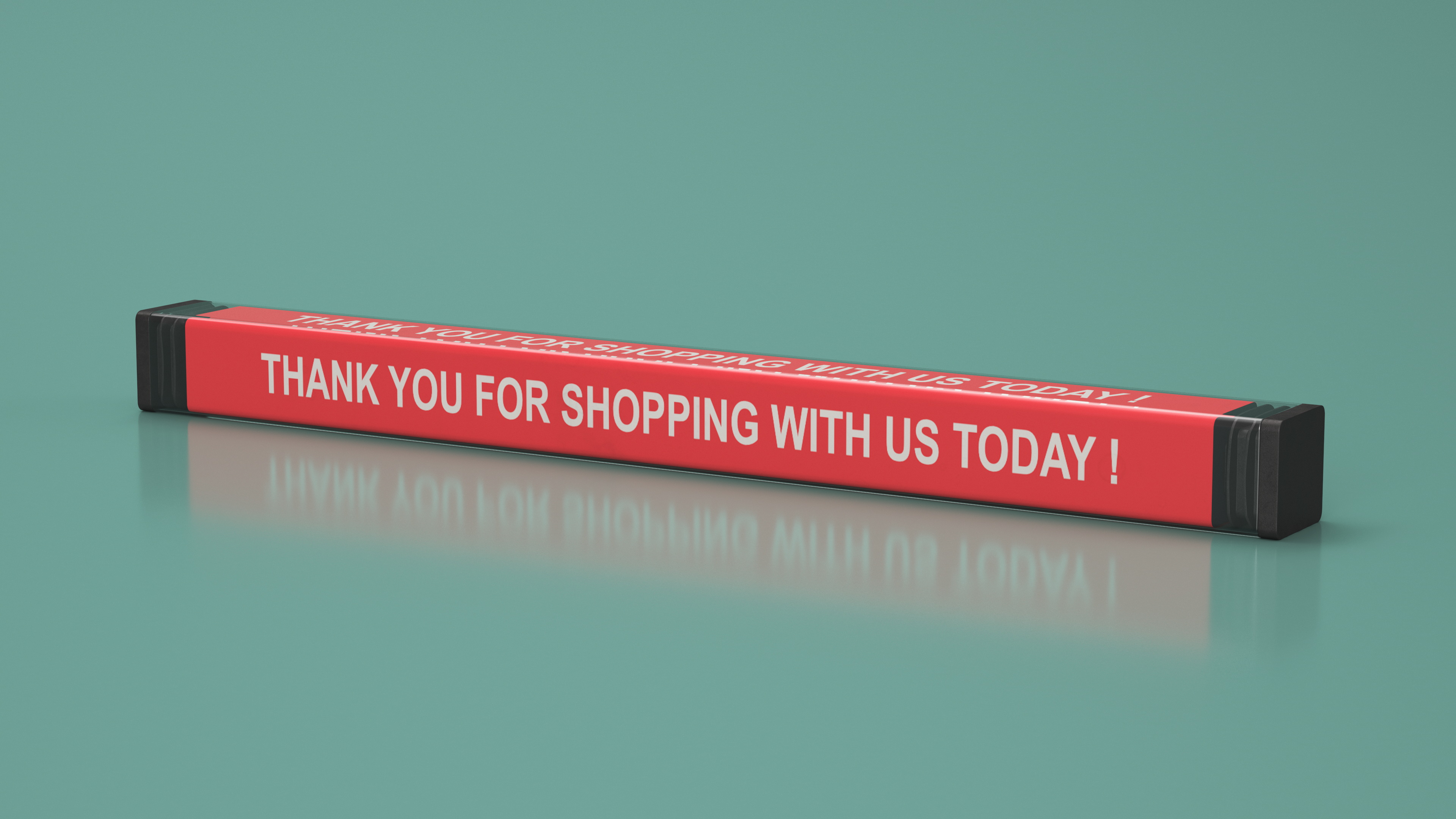3D Checkout Lane Belt Divider