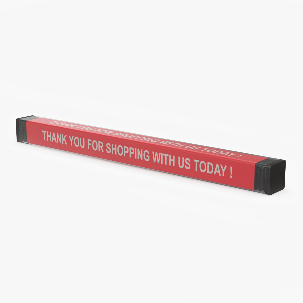 3D Checkout Lane Belt Divider