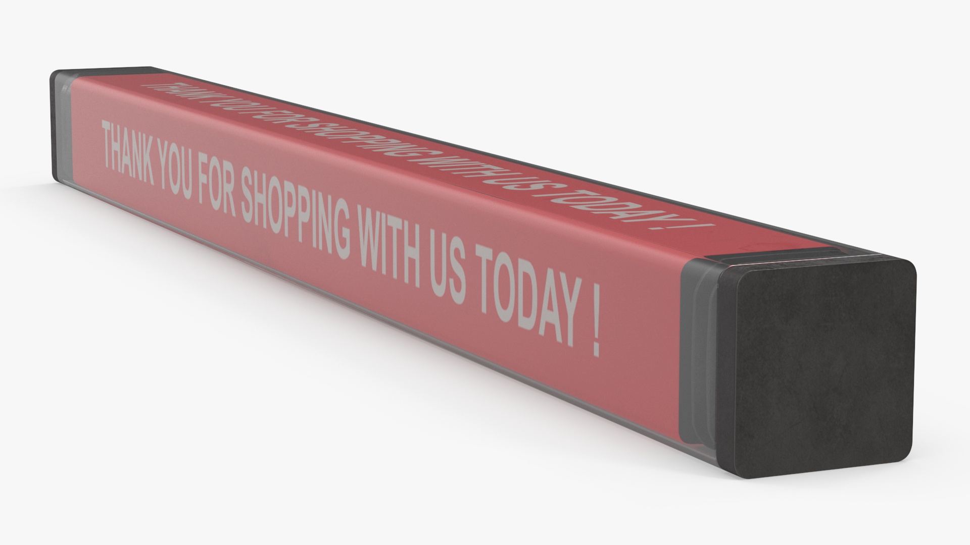 3D Checkout Lane Belt Divider