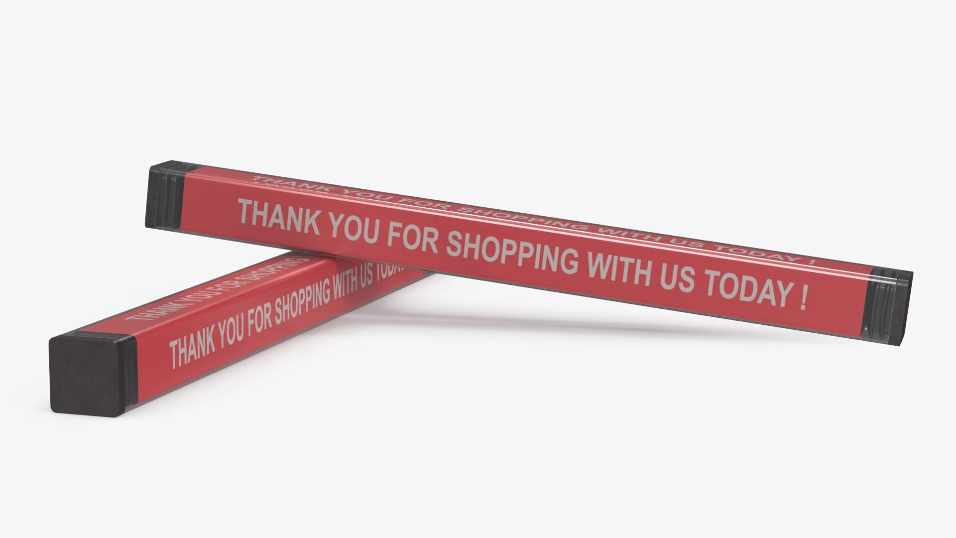 3D Checkout Lane Belt Divider