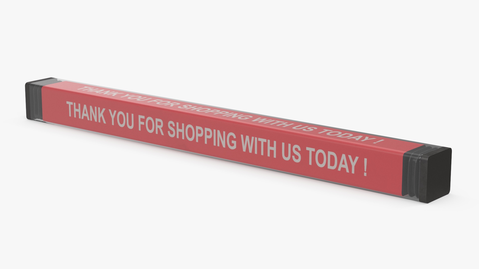 3D Checkout Lane Belt Divider