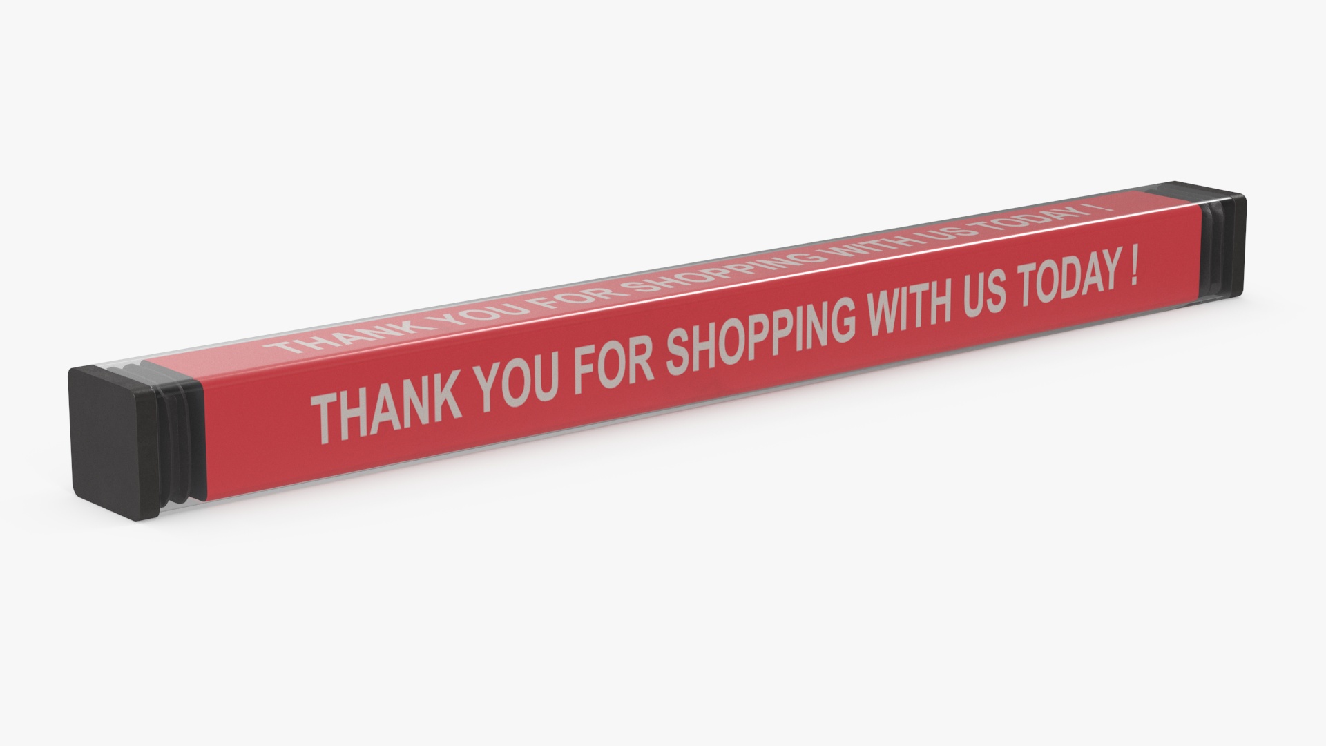 3D Checkout Lane Belt Divider
