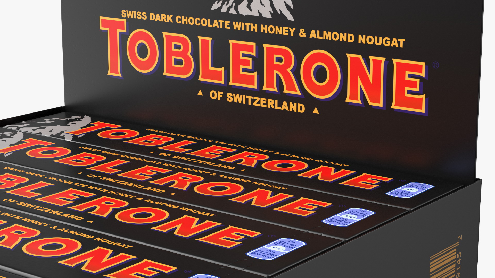 Toblerone Dark Chocolates Box 3D model
