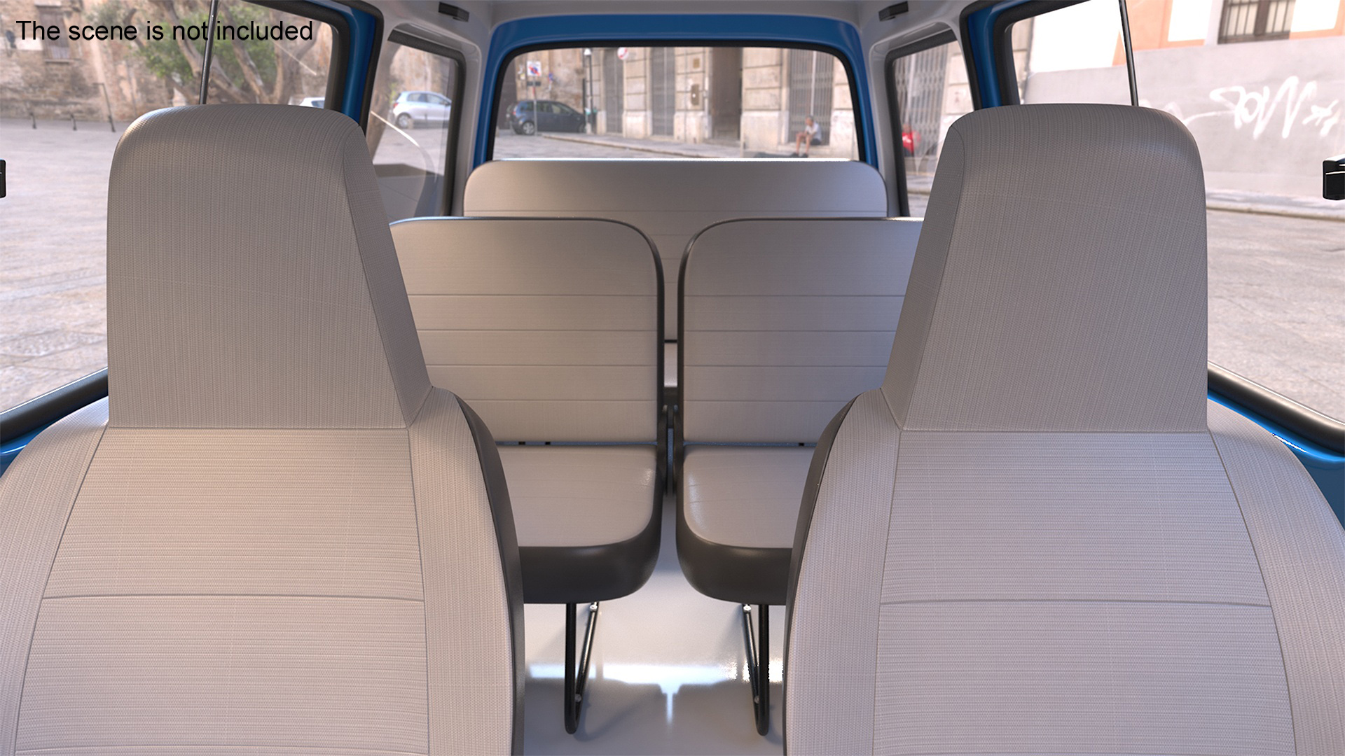 Generic Passenger Minivan Rigged 3D
