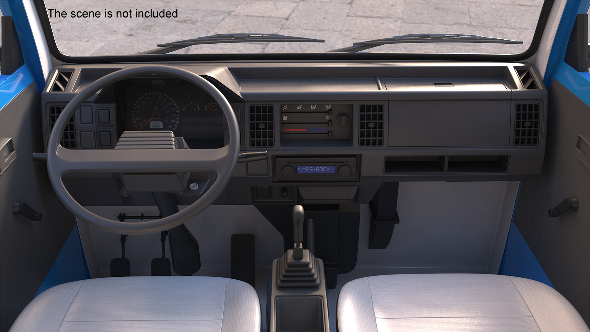 Generic Passenger Minivan Rigged 3D