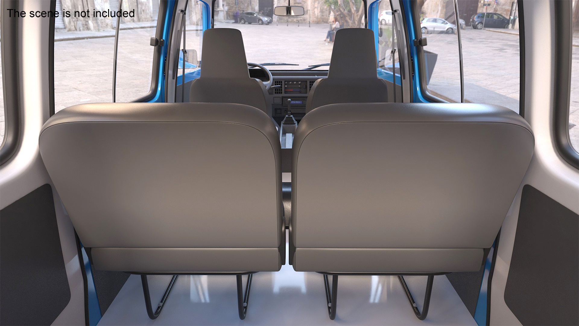 Generic Passenger Minivan Rigged 3D