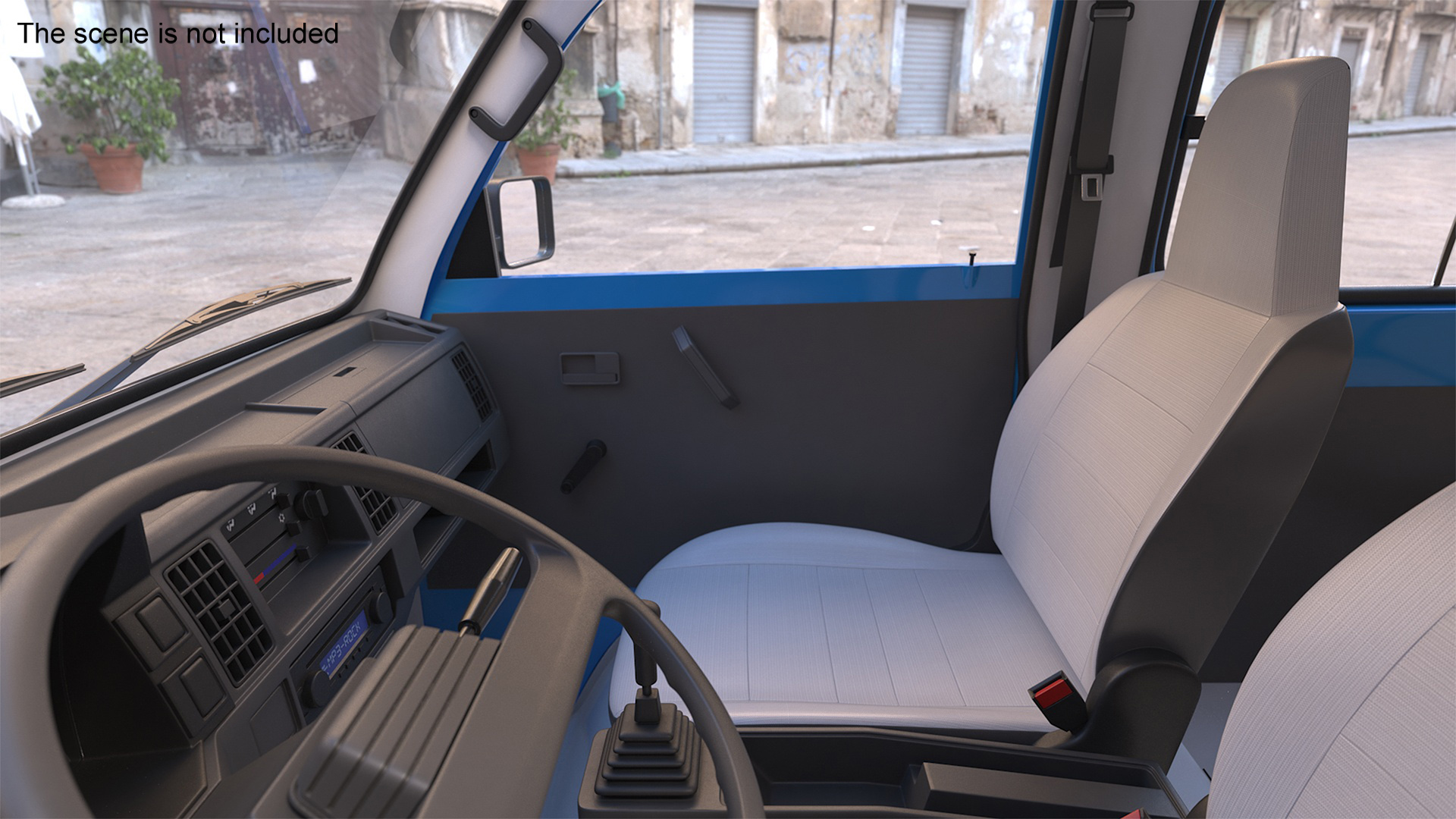 Generic Passenger Minivan Rigged 3D