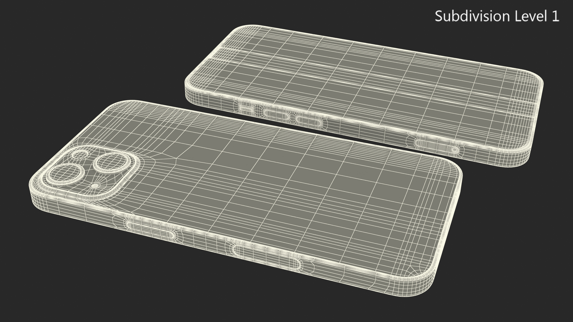 Midnight Apple iPhone 13 3D model