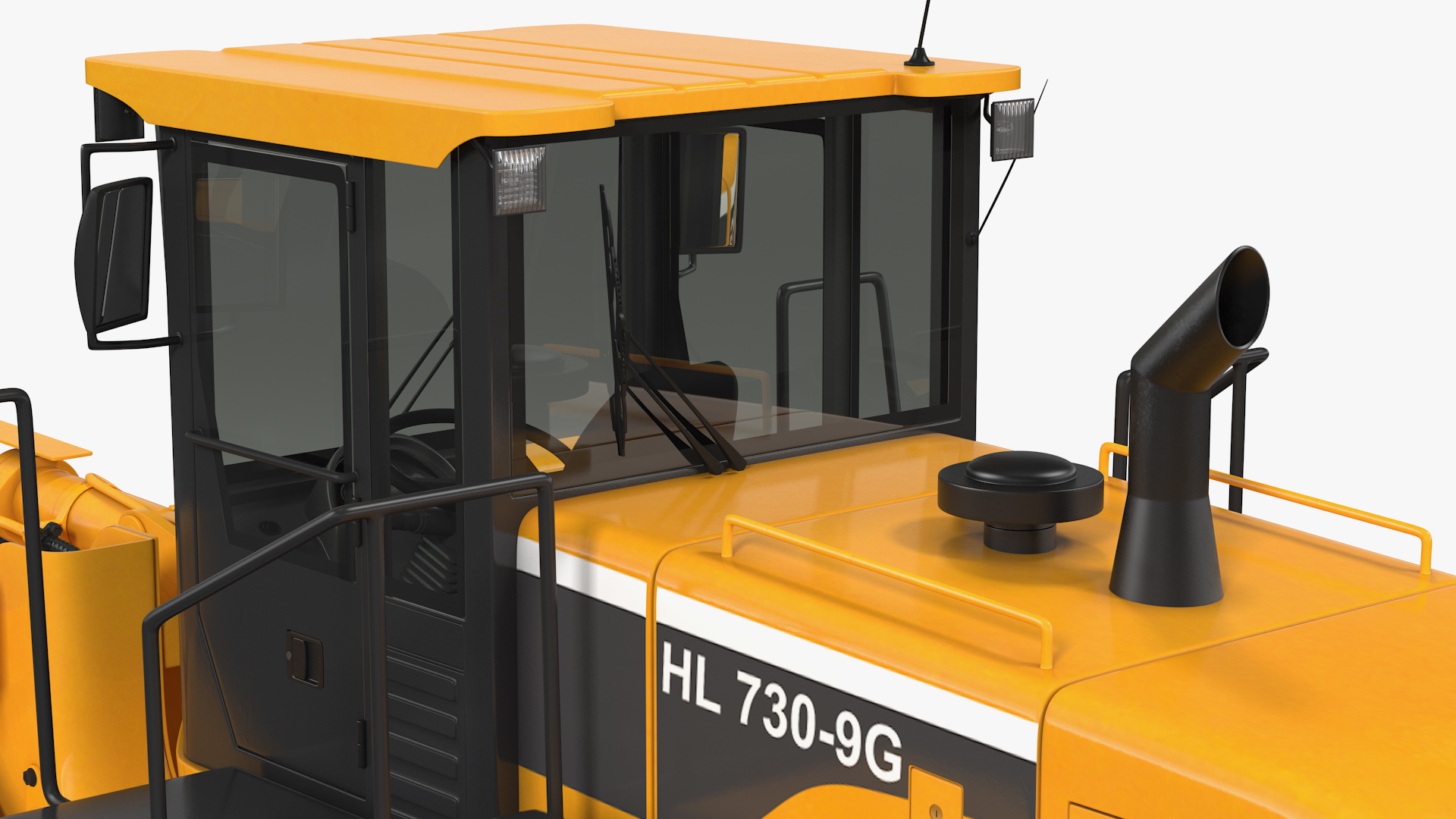 Hyundai HL730 Front End Loader Rigged 3D
