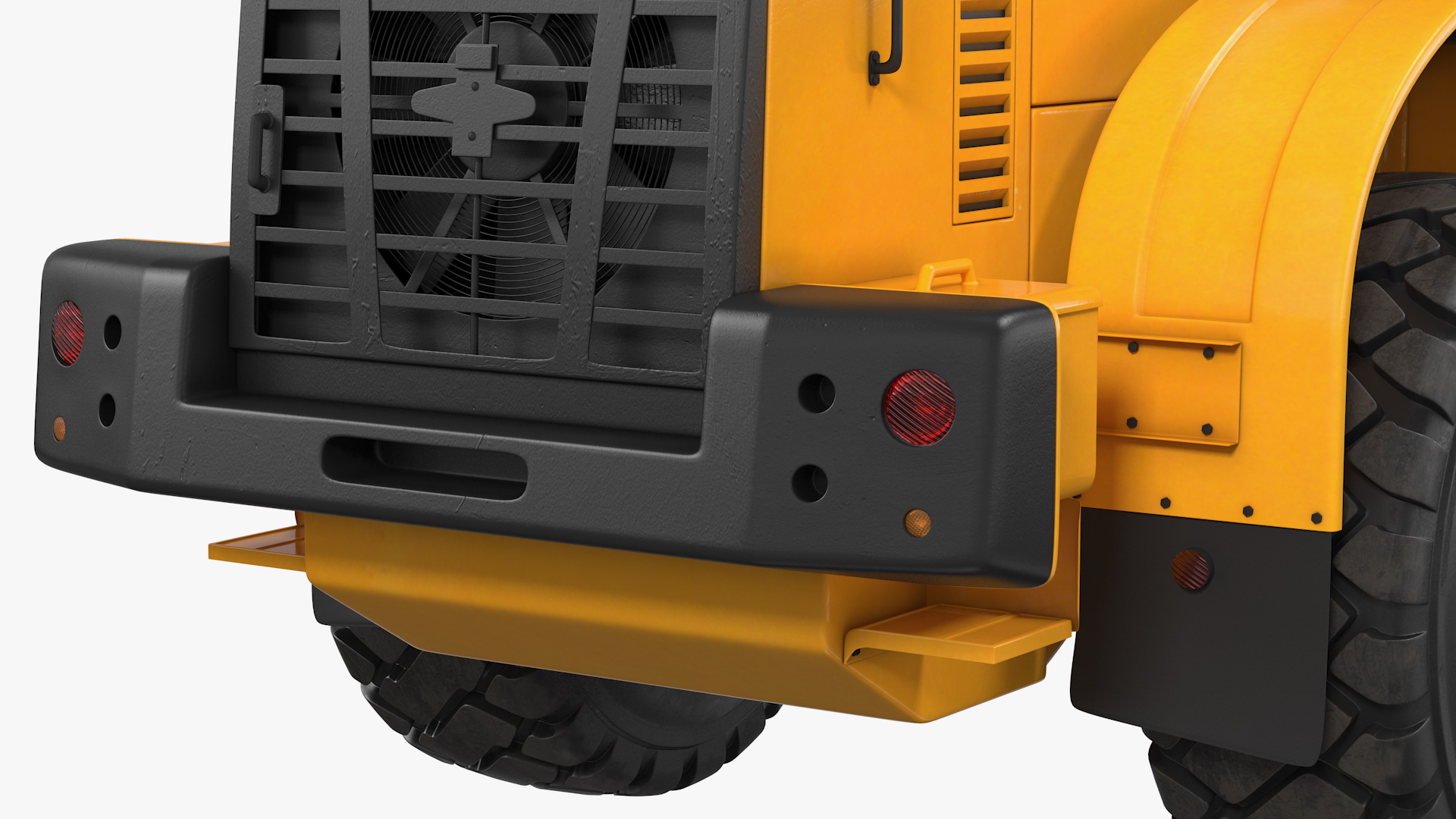 Hyundai HL730 Front End Loader Rigged 3D